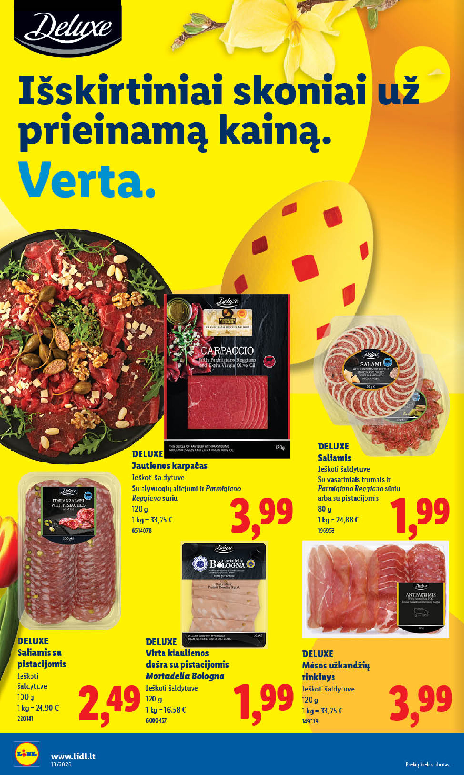 lidl - MAISTO PREKIŲ PASIŪLYMAI (2026-03-23 - 2026-03-29) - page: 12