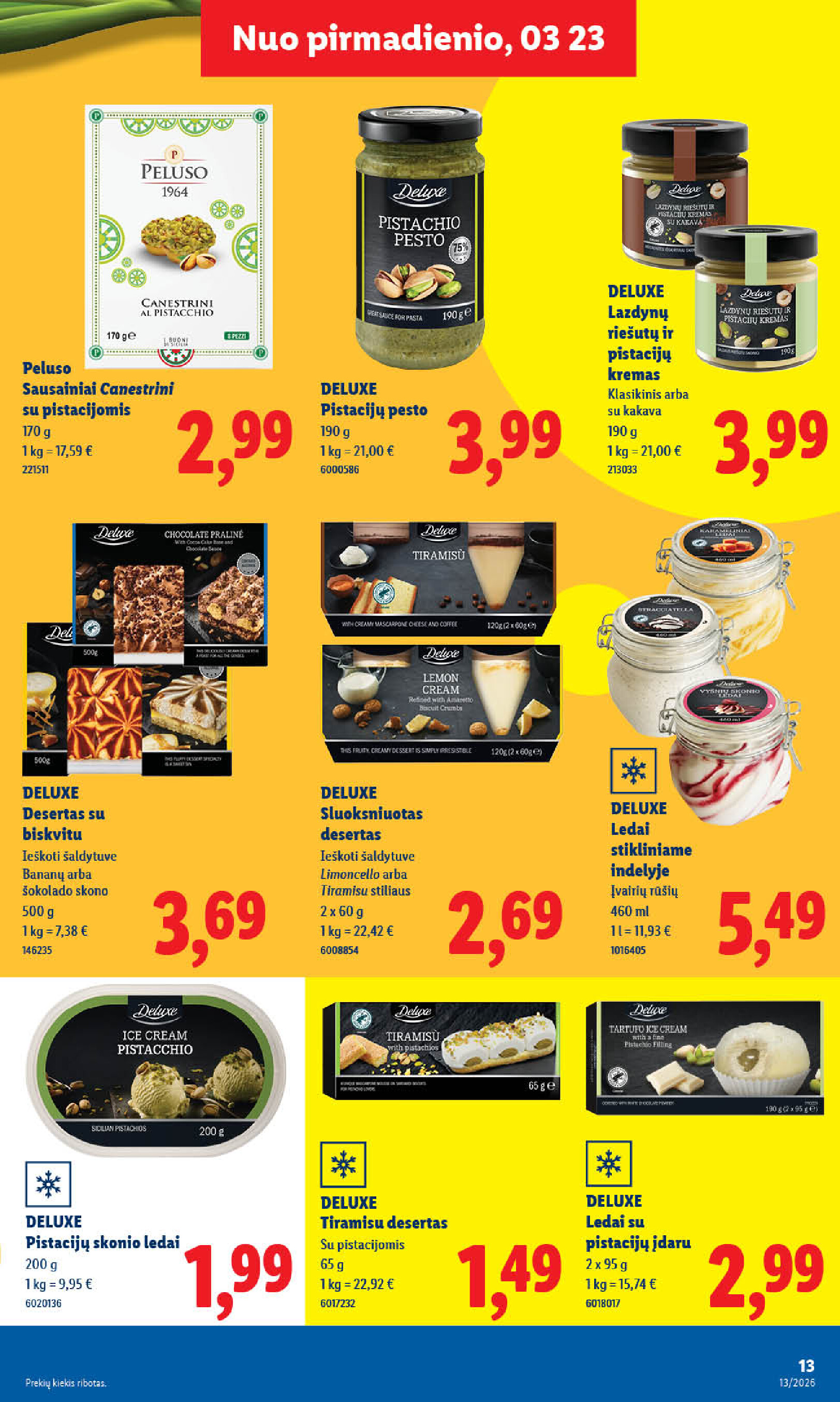 lidl - MAISTO PREKIŲ PASIŪLYMAI (2026-03-23 - 2026-03-29) - page: 15