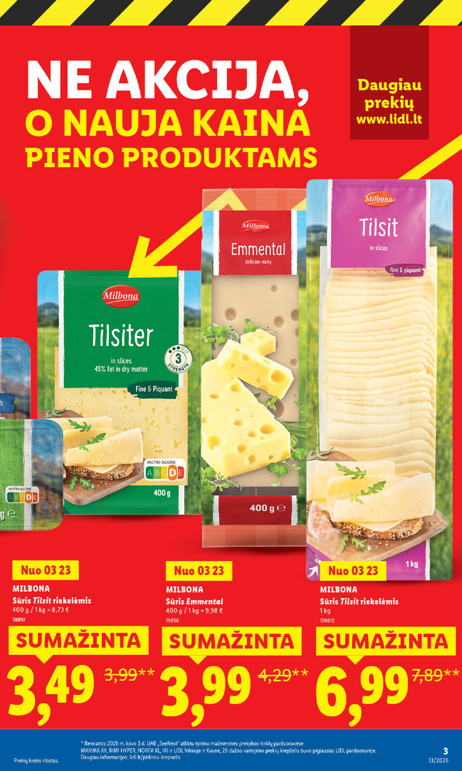 lidl - MAISTO PREKIŲ PASIŪLYMAI (2026-03-23 - 2026-03-29) - page: 3