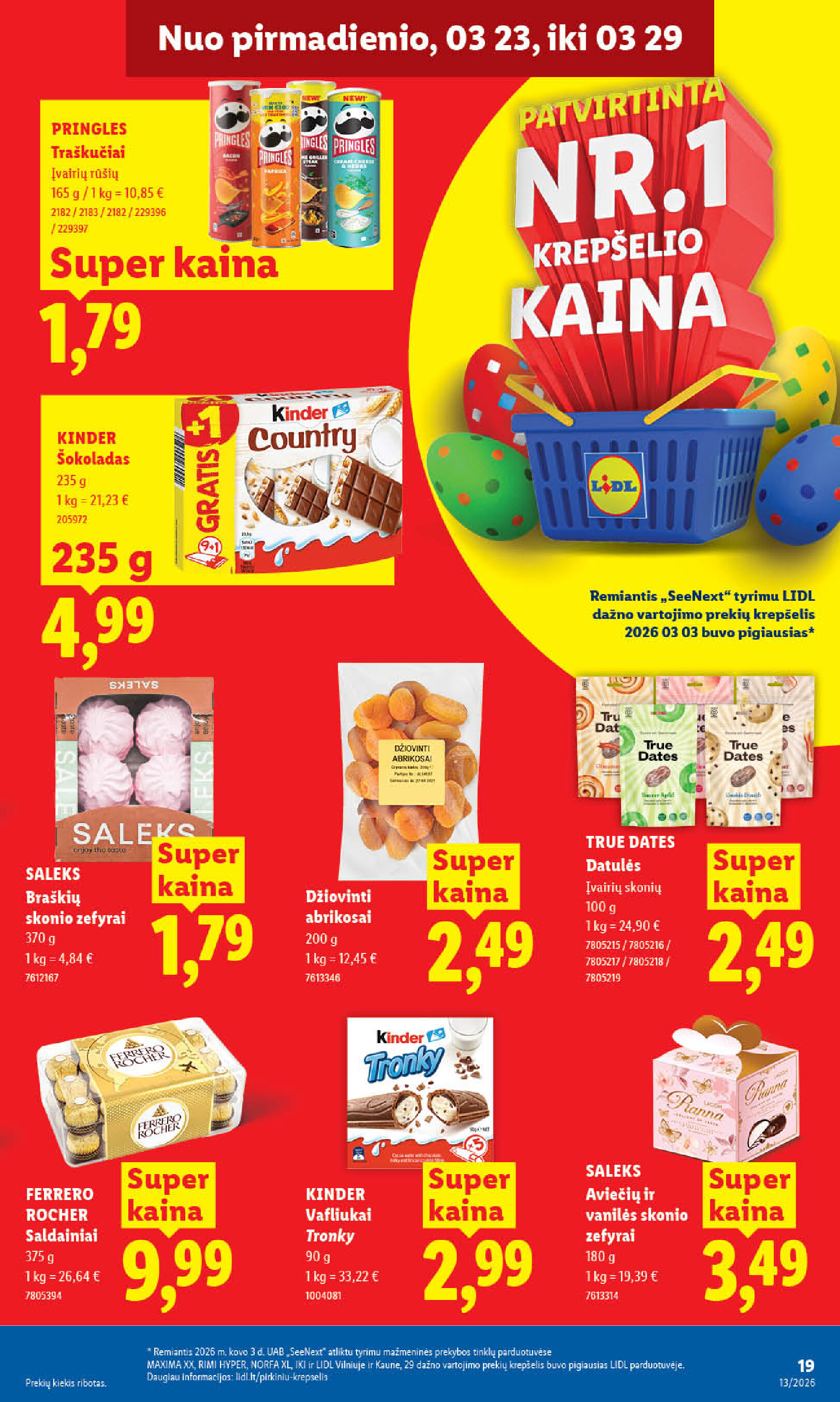 lidl - MAISTO PREKIŲ PASIŪLYMAI (2026-03-23 - 2026-03-29) - page: 21