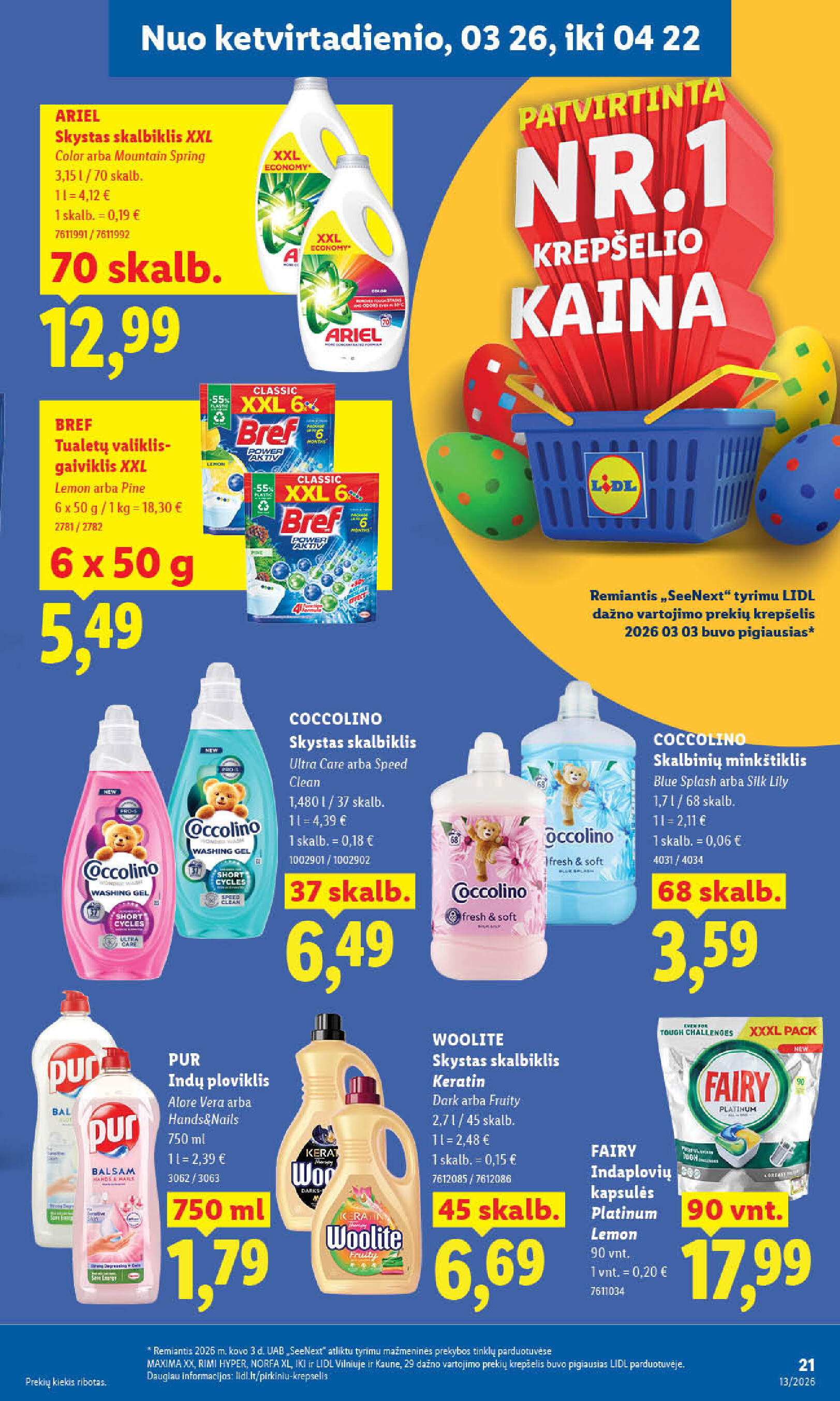 lidl - MAISTO PREKIŲ PASIŪLYMAI (2026-03-23 - 2026-03-29) - page: 23