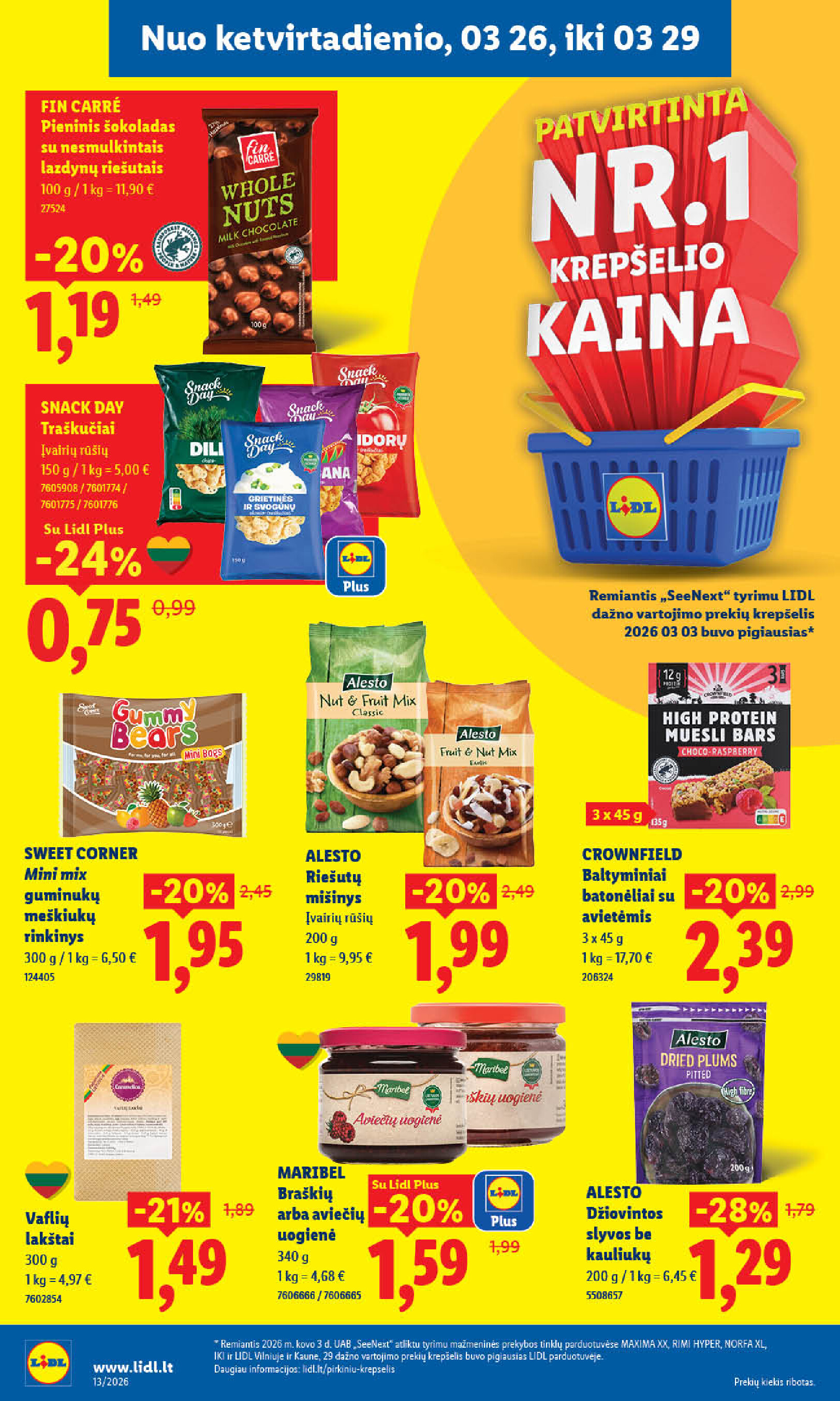 lidl - MAISTO PREKIŲ PASIŪLYMAI (2026-03-23 - 2026-03-29) - page: 28