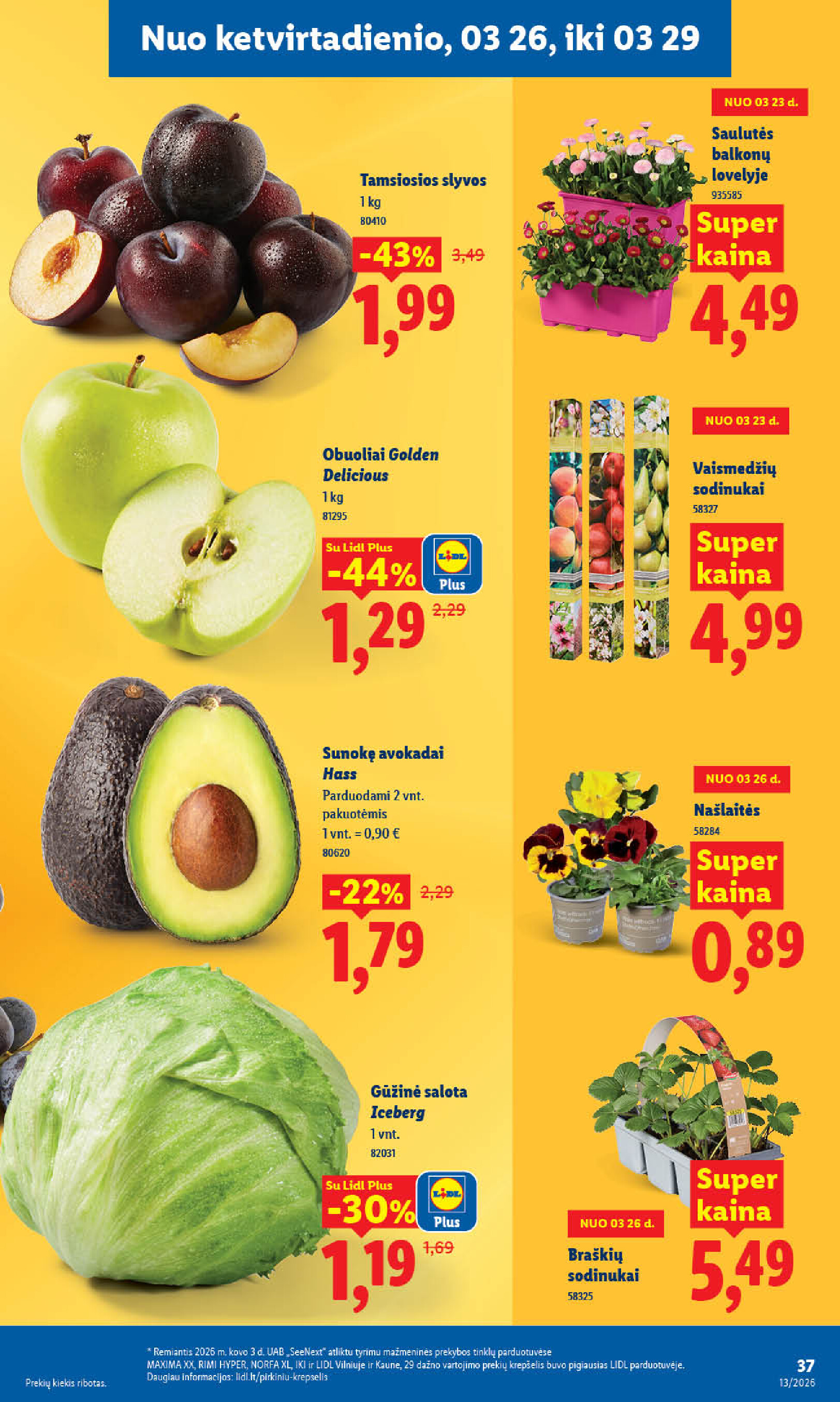 lidl - MAISTO PREKIŲ PASIŪLYMAI (2026-03-23 - 2026-03-29) - page: 31