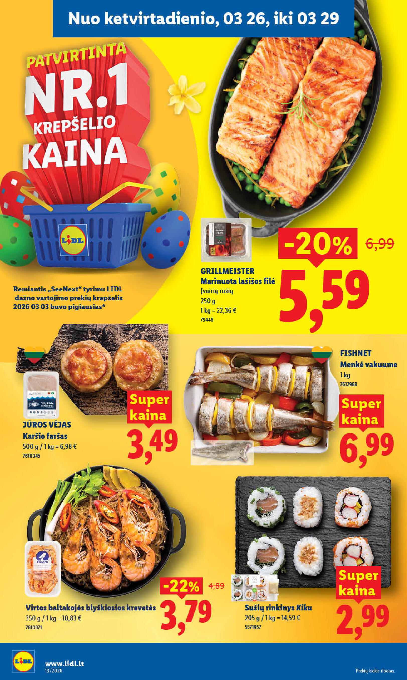 lidl - MAISTO PREKIŲ PASIŪLYMAI (2026-03-23 - 2026-03-29) - page: 32
