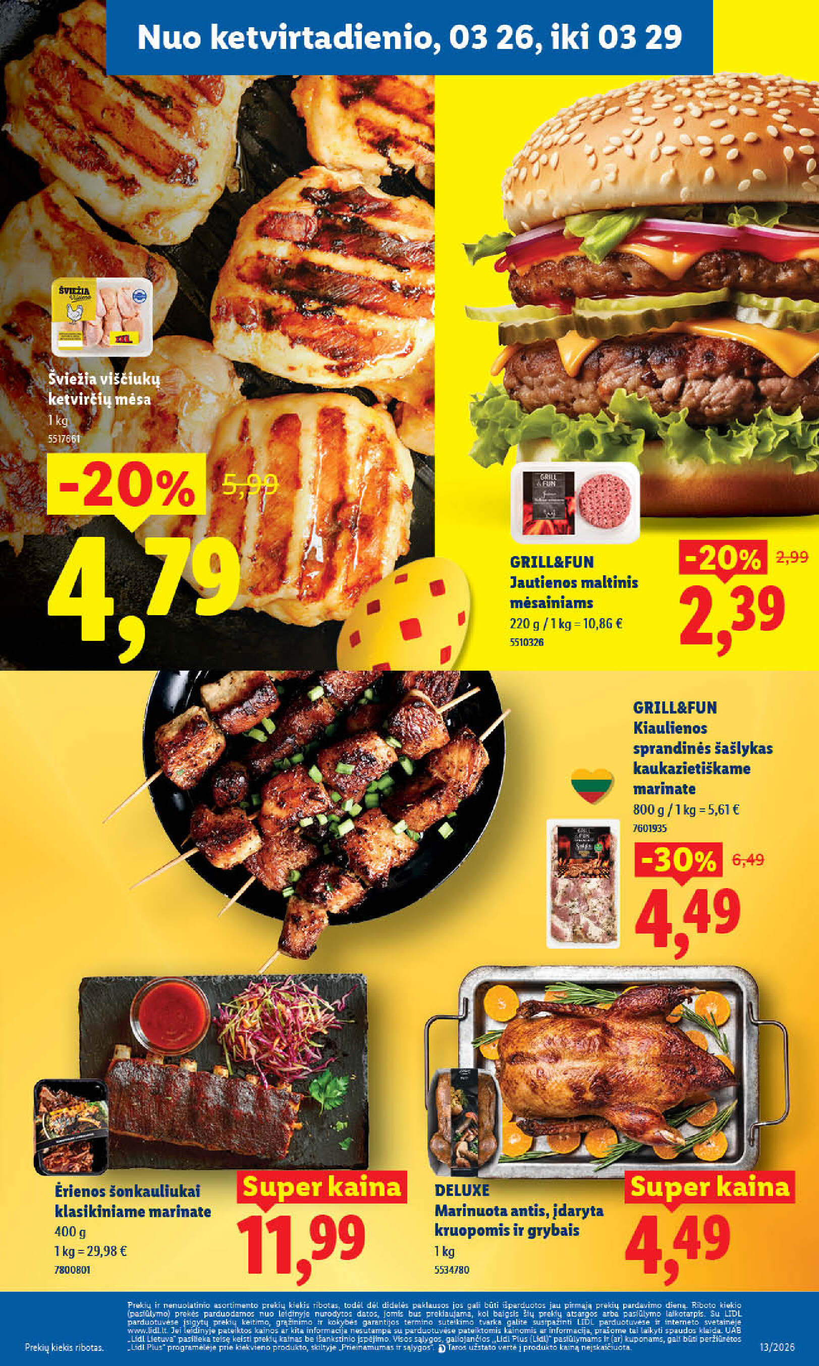 lidl - MAISTO PREKIŲ PASIŪLYMAI (2026-03-23 - 2026-03-29) - page: 33