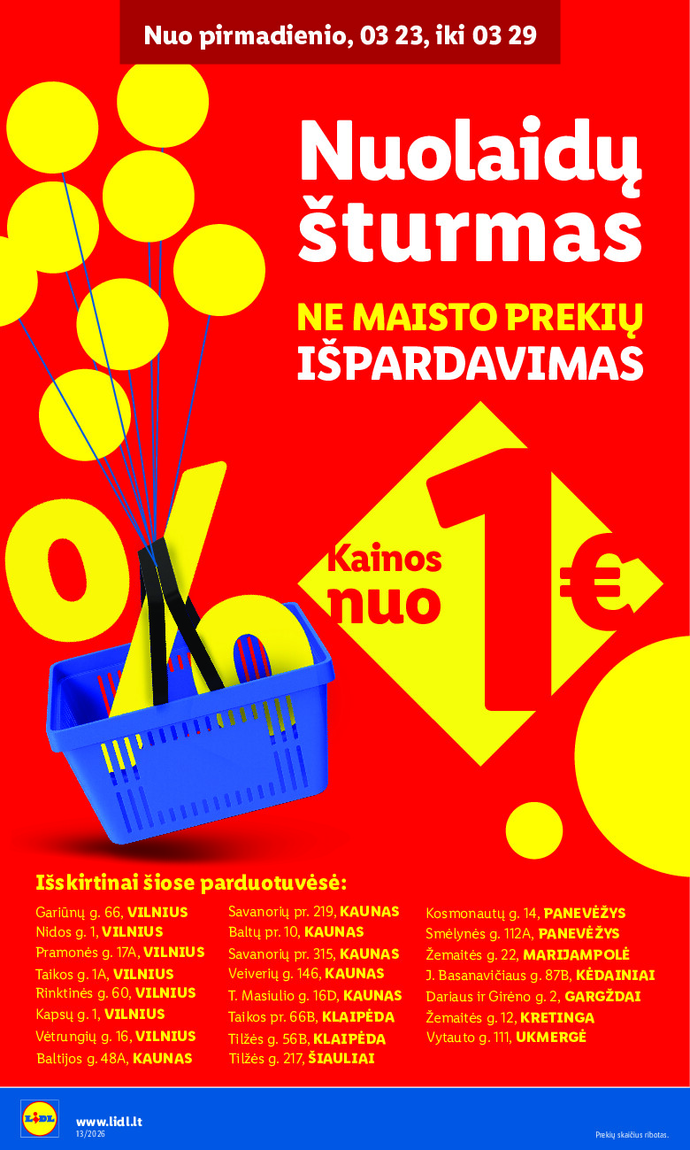 lidl - NE MAISTO PREKIŲ PASIŪLYMAI (2026-03-23 - 2026-03-29) - page: 2