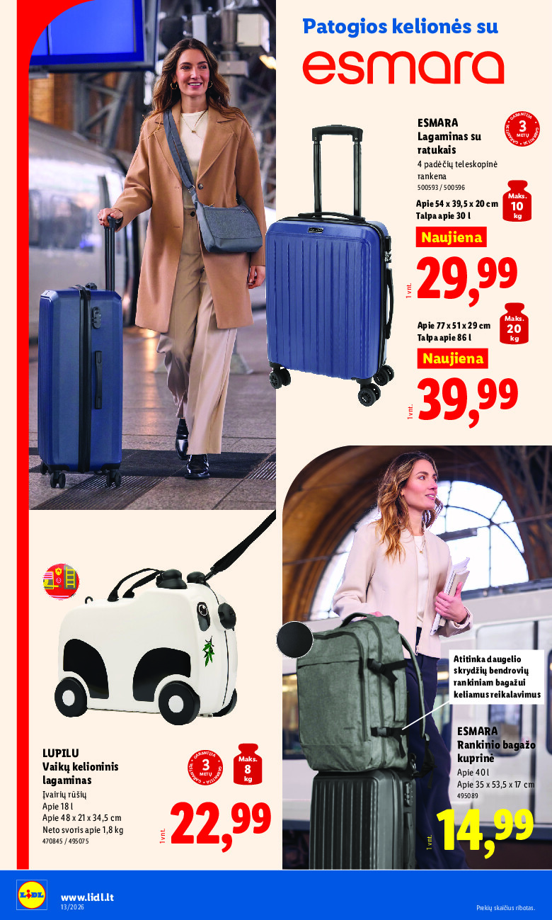 lidl - NE MAISTO PREKIŲ PASIŪLYMAI (2026-03-23 - 2026-03-29) - page: 8