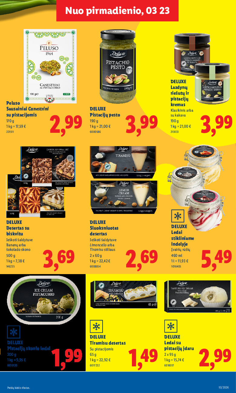 lidl - MAISTO PREKIŲ PASIŪLYMAI (2026-03-23 - 2026-03-29) - page: 15