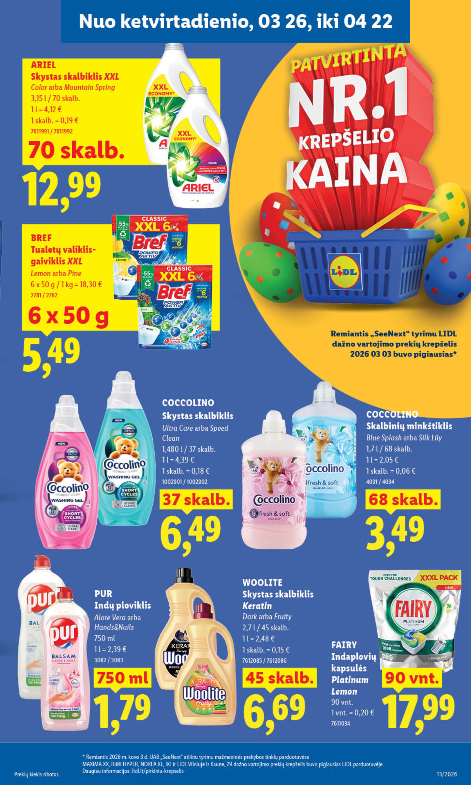 lidl - MAISTO PREKIŲ PASIŪLYMAI (2026-03-23 - 2026-03-29) - page: 23