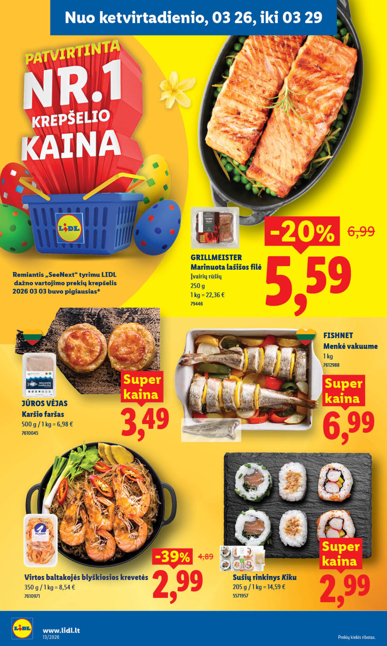lidl - MAISTO PREKIŲ PASIŪLYMAI (2026-03-23 - 2026-03-29) - page: 32