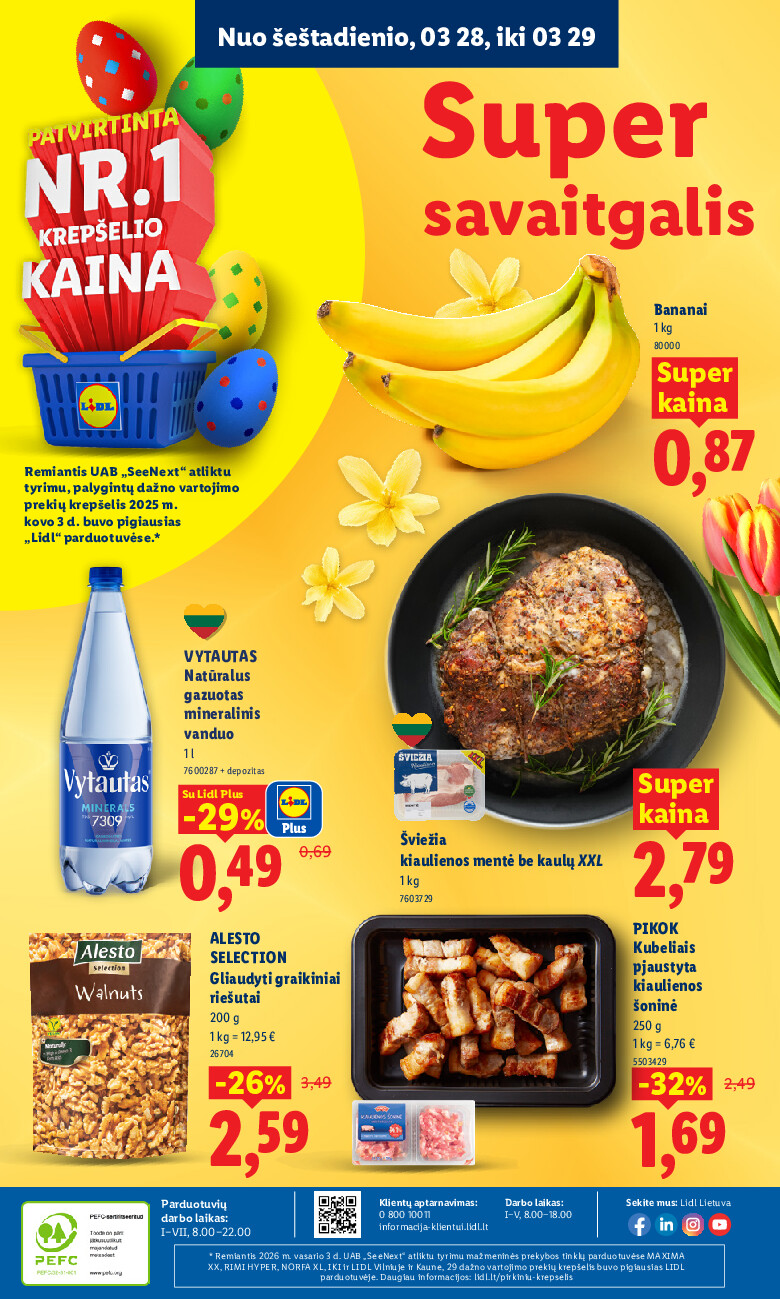 lidl - MAISTO PREKIŲ PASIŪLYMAI (2026-03-23 - 2026-03-29) - page: 34