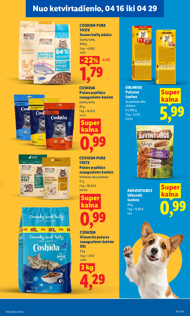lidl - MAISTO PREKIŲ PASIŪLYMAI (2026-04-13 - 2026-04-19) - page: 29