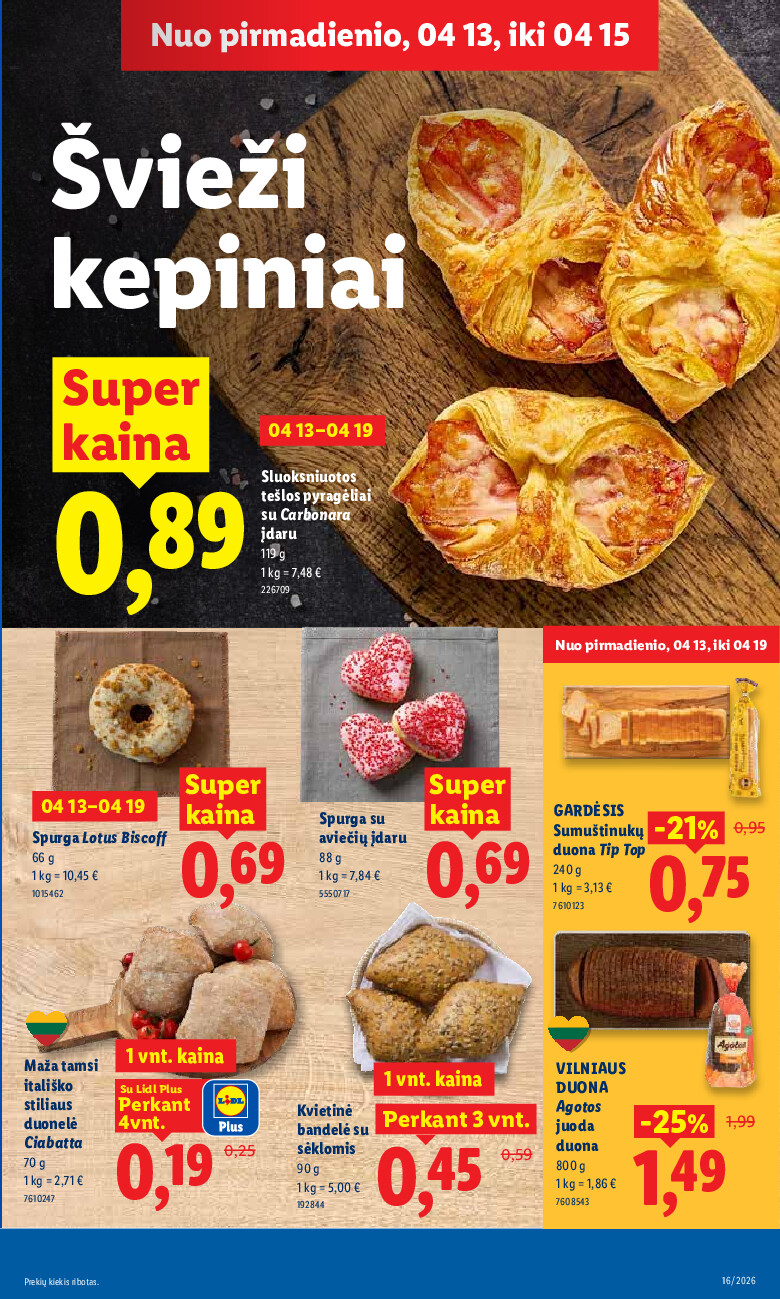 lidl - MAISTO PREKIŲ PASIŪLYMAI (2026-04-13 - 2026-04-19) - page: 7
