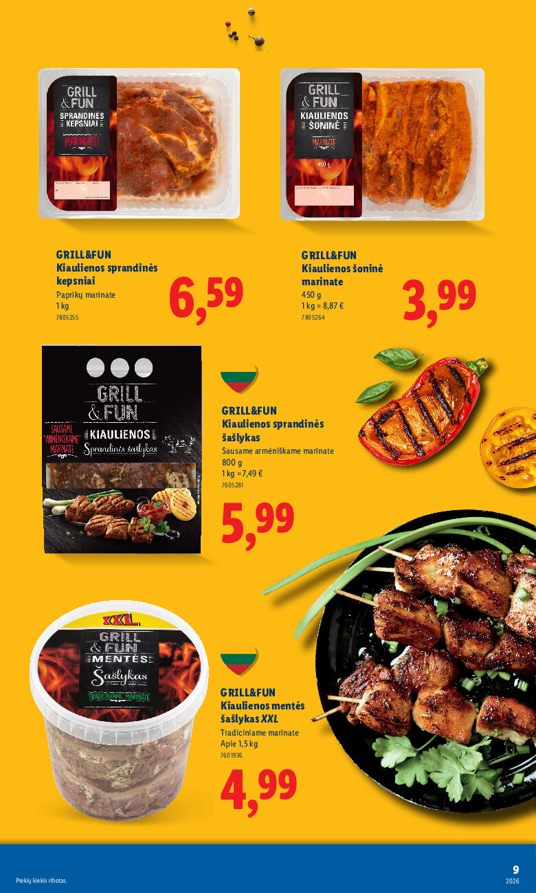 lidl - Grilio katalogas (2026-04-06 - 2026-08-31) - page: 9