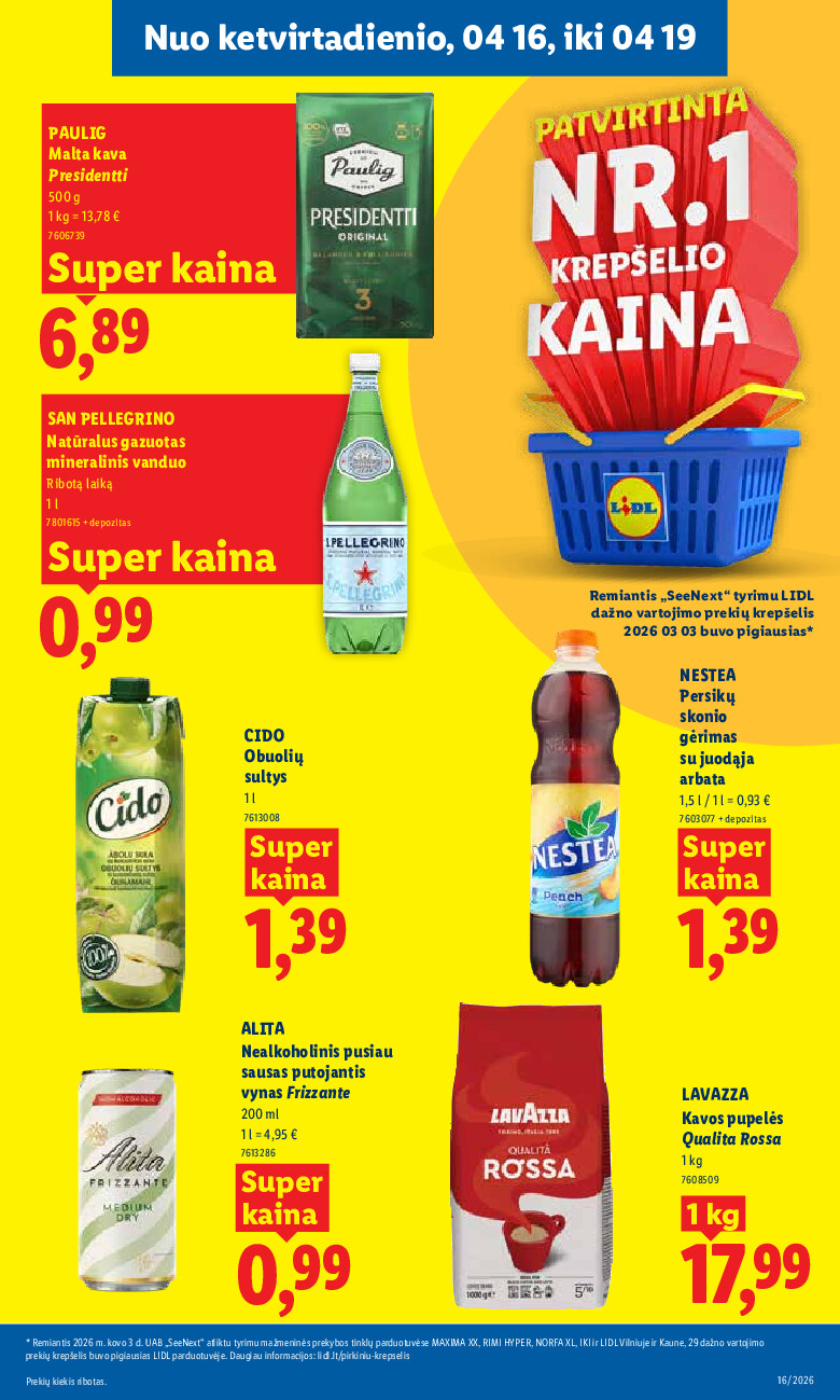 lidl - MAISTO PREKIŲ PASIŪLYMAI (2026-04-13 - 2026-04-19) - page: 35