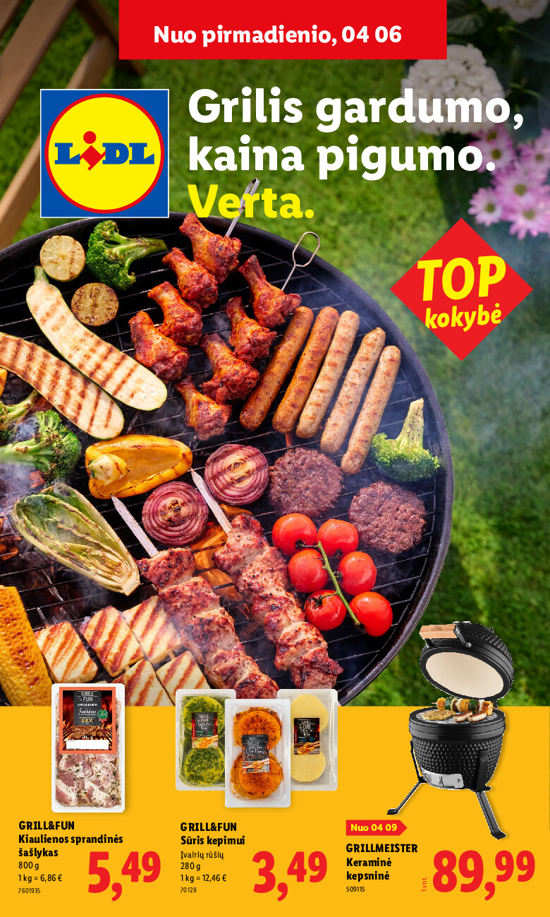 lidl - Grilio katalogas (2026-04-06 - 2026-08-31) - page: 1