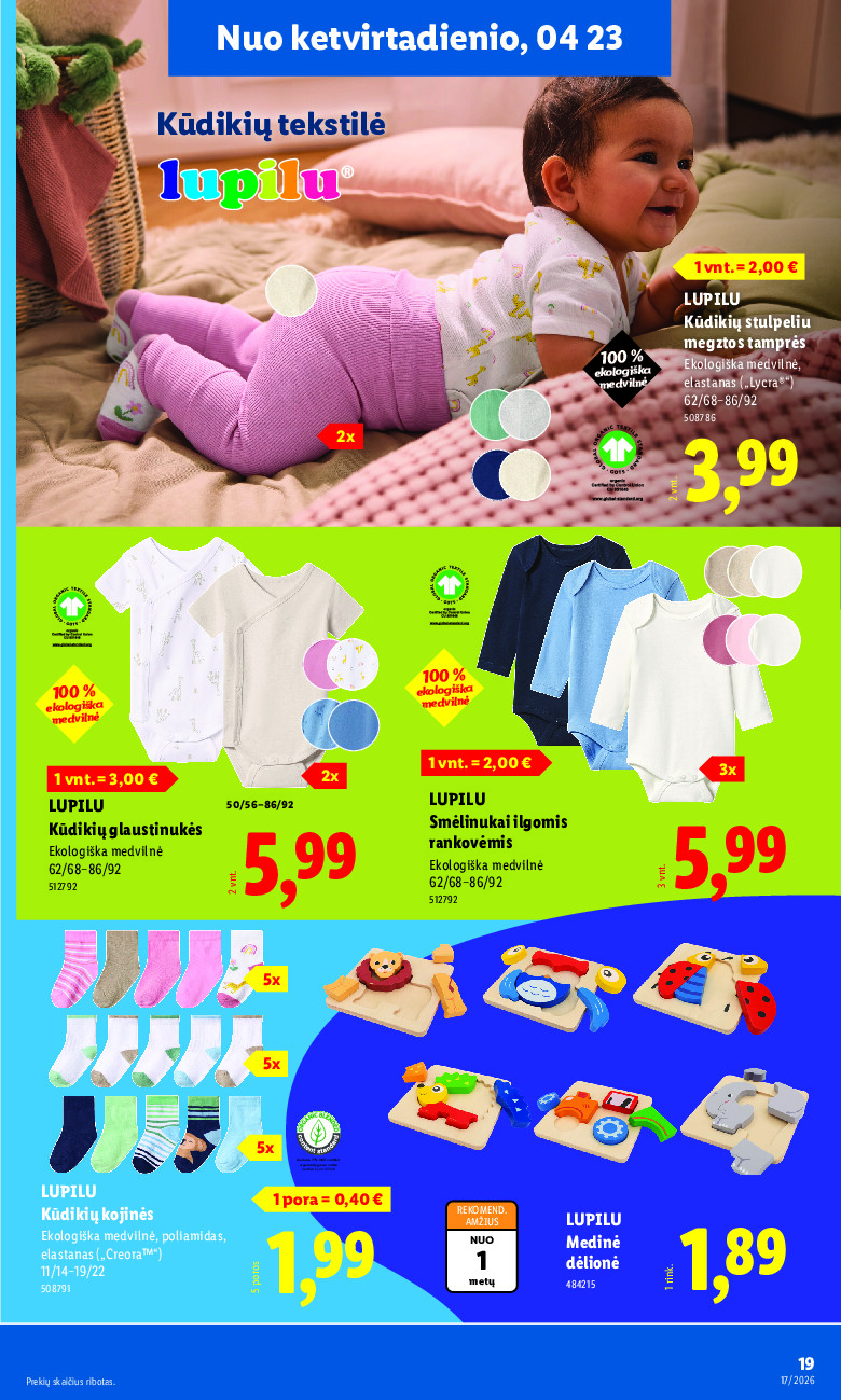 lidl - NE MAISTO PREKIŲ PASIŪLYMAI (2026-04-20 - 2026-04-26) - page: 19