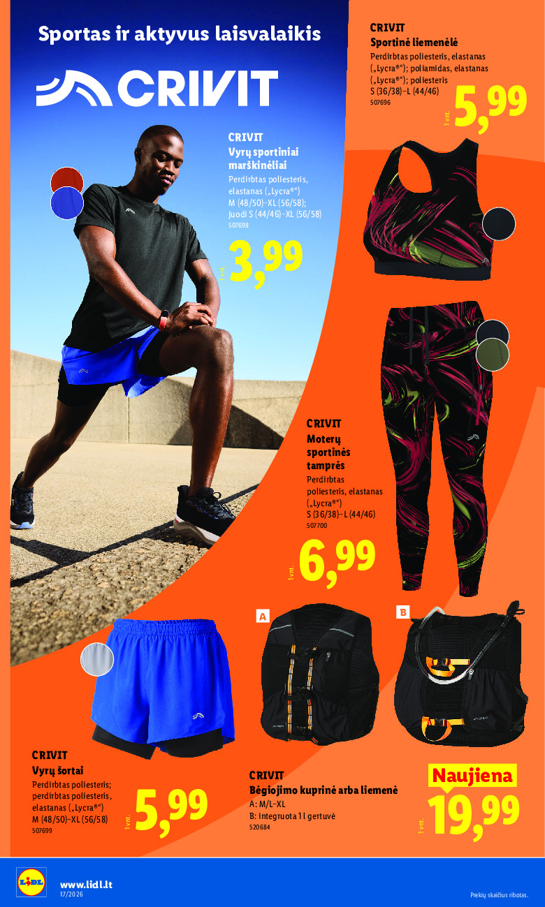lidl - NE MAISTO PREKIŲ PASIŪLYMAI (2026-04-20 - 2026-04-26) - page: 8