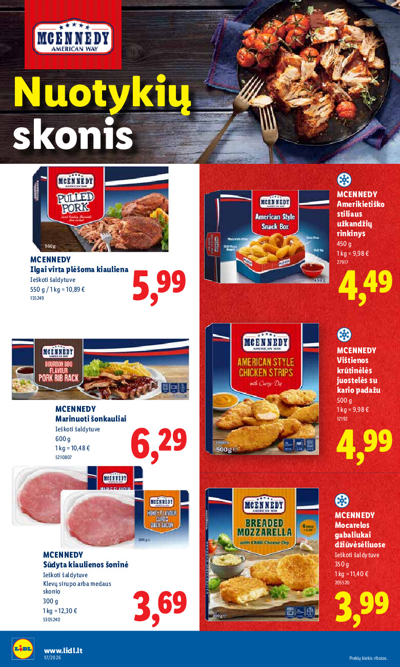 lidl - MAISTO PREKIŲ PASIŪLYMAI (2026-04-20 - 2026-04-26) - page: 20