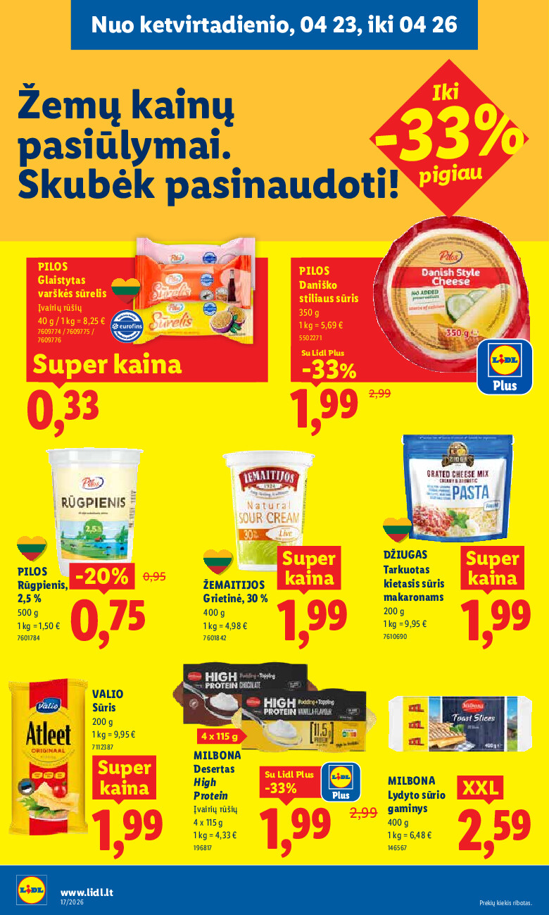 lidl - MAISTO PREKIŲ PASIŪLYMAI (2026-04-20 - 2026-04-26) - page: 28