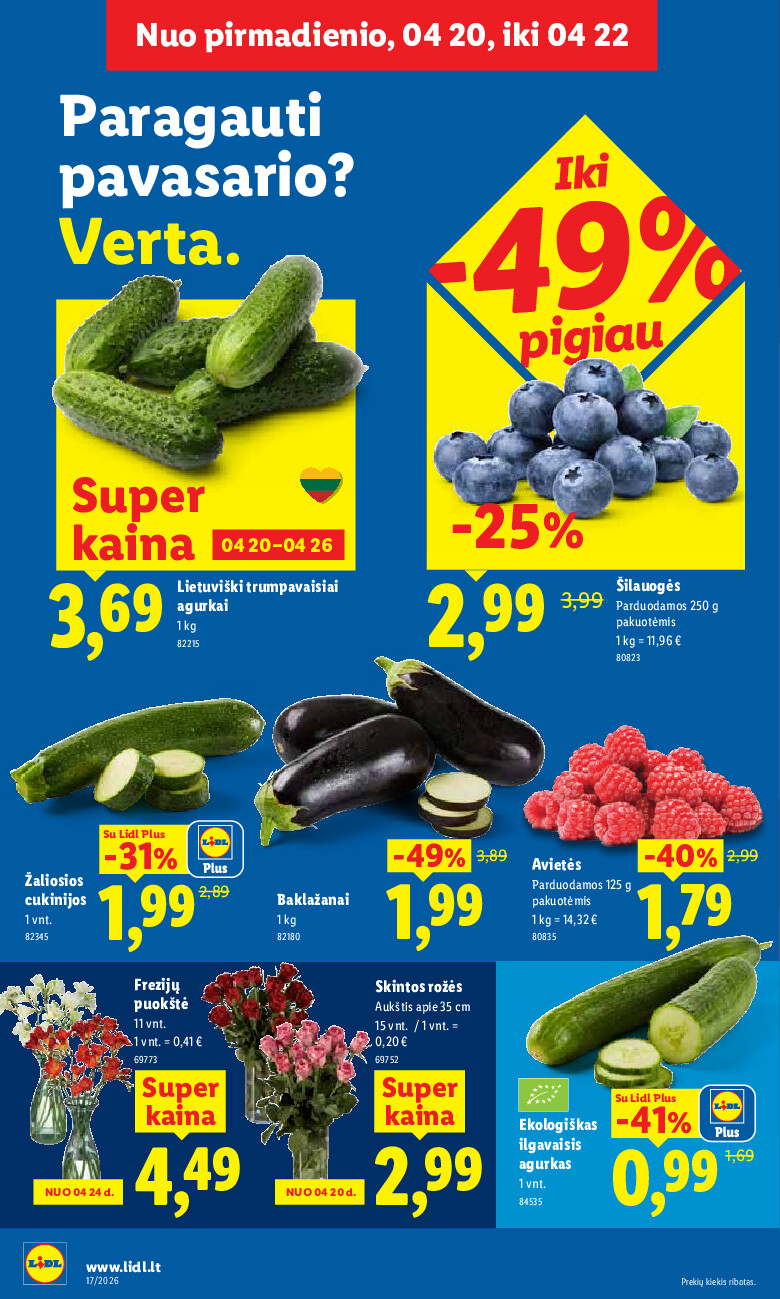 lidl - MAISTO PREKIŲ PASIŪLYMAI (2026-04-20 - 2026-04-26) - page: 4