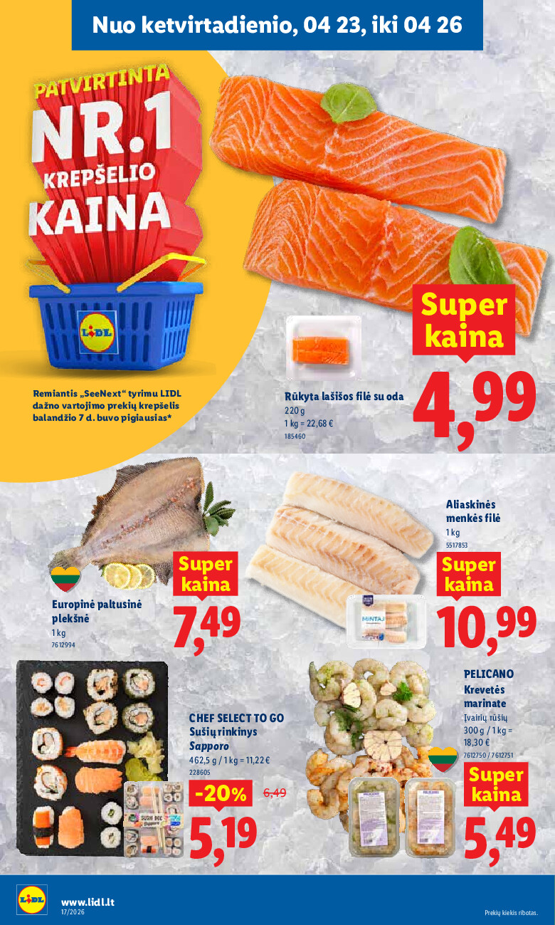 lidl - MAISTO PREKIŲ PASIŪLYMAI (2026-04-20 - 2026-04-26) - page: 34