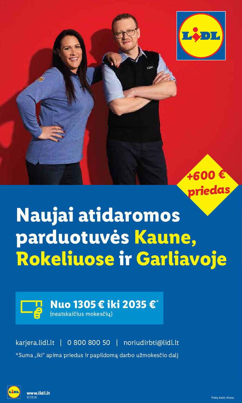 lidl - MAISTO PREKIŲ PASIŪLYMAI (2026-04-20 - 2026-04-26) - page: 6