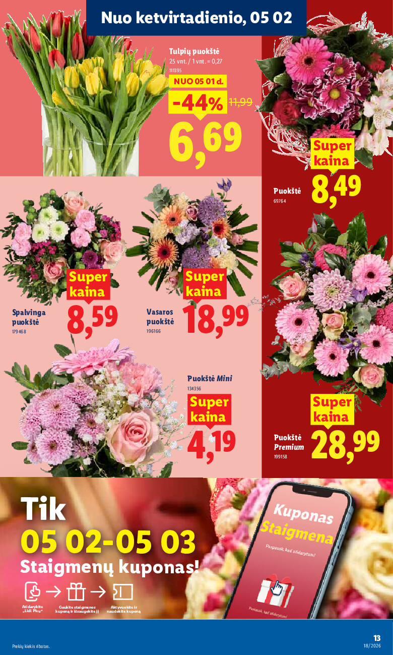 lidl - MAISTO PREKIŲ PASIŪLYMAI (2026-04-27 - 2026-05-03) - page: 13