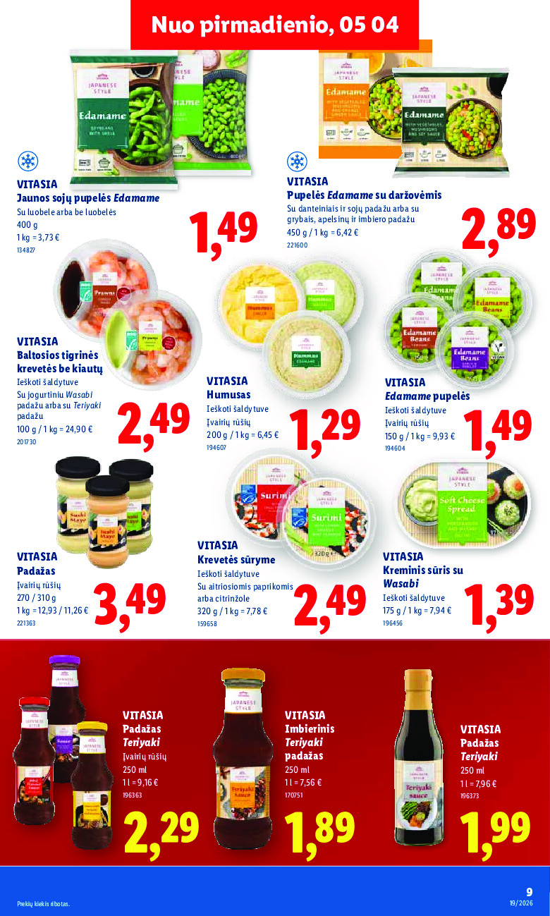 lidl - MAISTO PREKIŲ PASIŪLYMAI (2026-05-04 - 2026-05-10) - page: 13