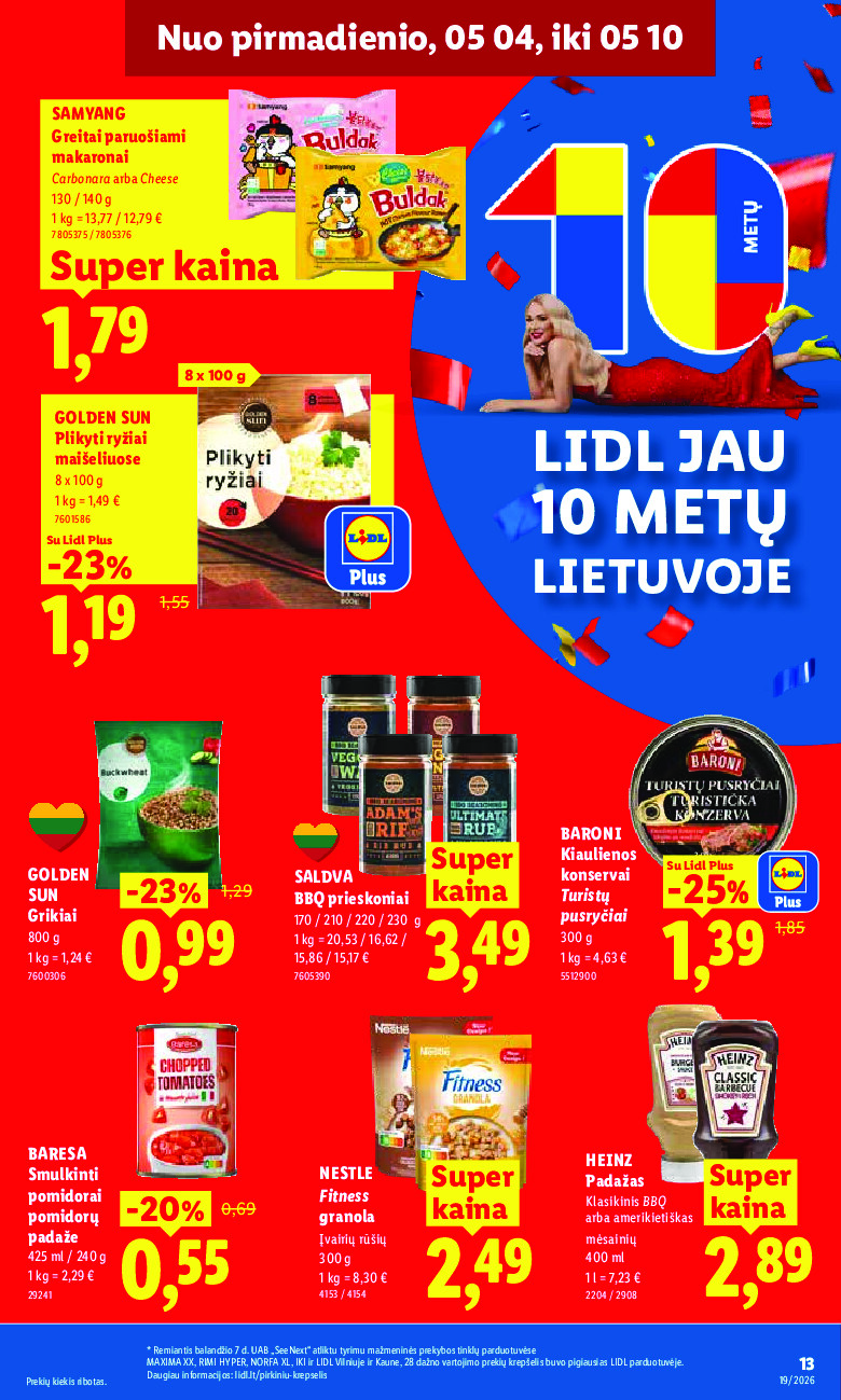 lidl - MAISTO PREKIŲ PASIŪLYMAI (2026-05-04 - 2026-05-10) - page: 21