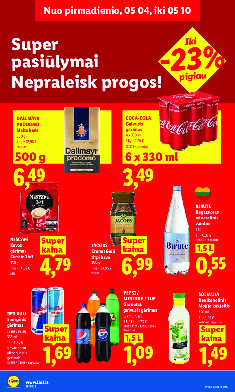 lidl - MAISTO PREKIŲ PASIŪLYMAI (2026-05-04 - 2026-05-10) - page: 22
