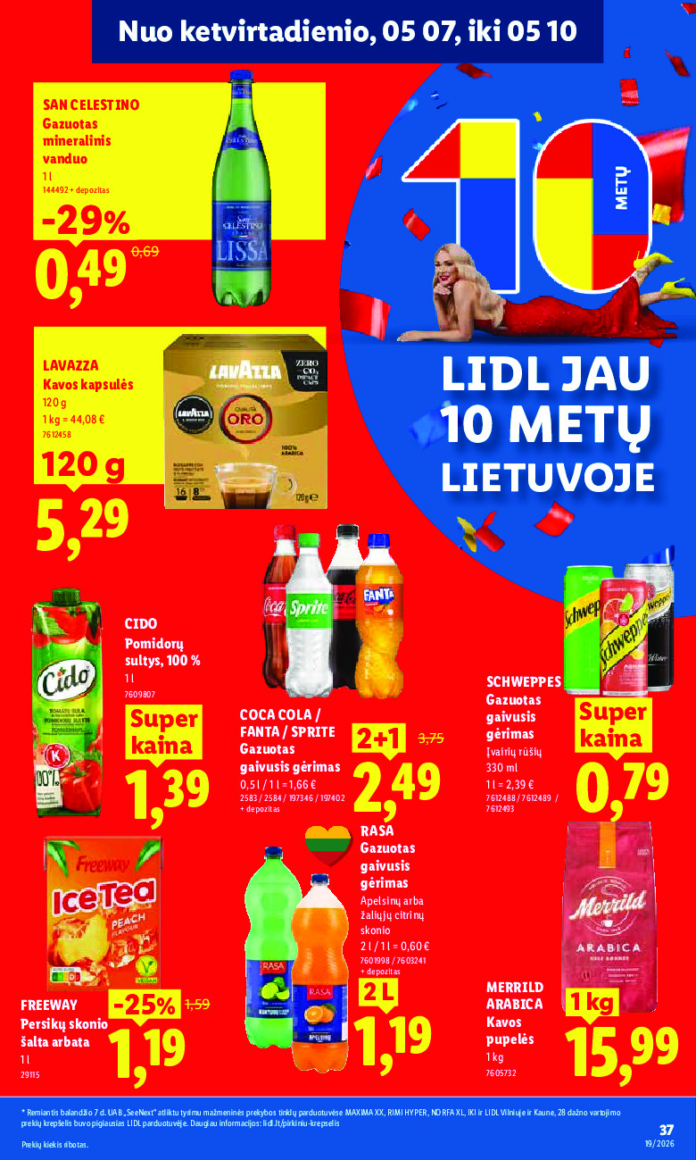 lidl - MAISTO PREKIŲ PASIŪLYMAI (2026-05-04 - 2026-05-10) - page: 43