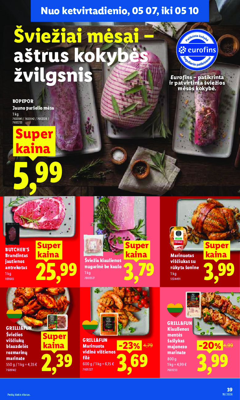 lidl - MAISTO PREKIŲ PASIŪLYMAI (2026-05-04 - 2026-05-10) - page: 51