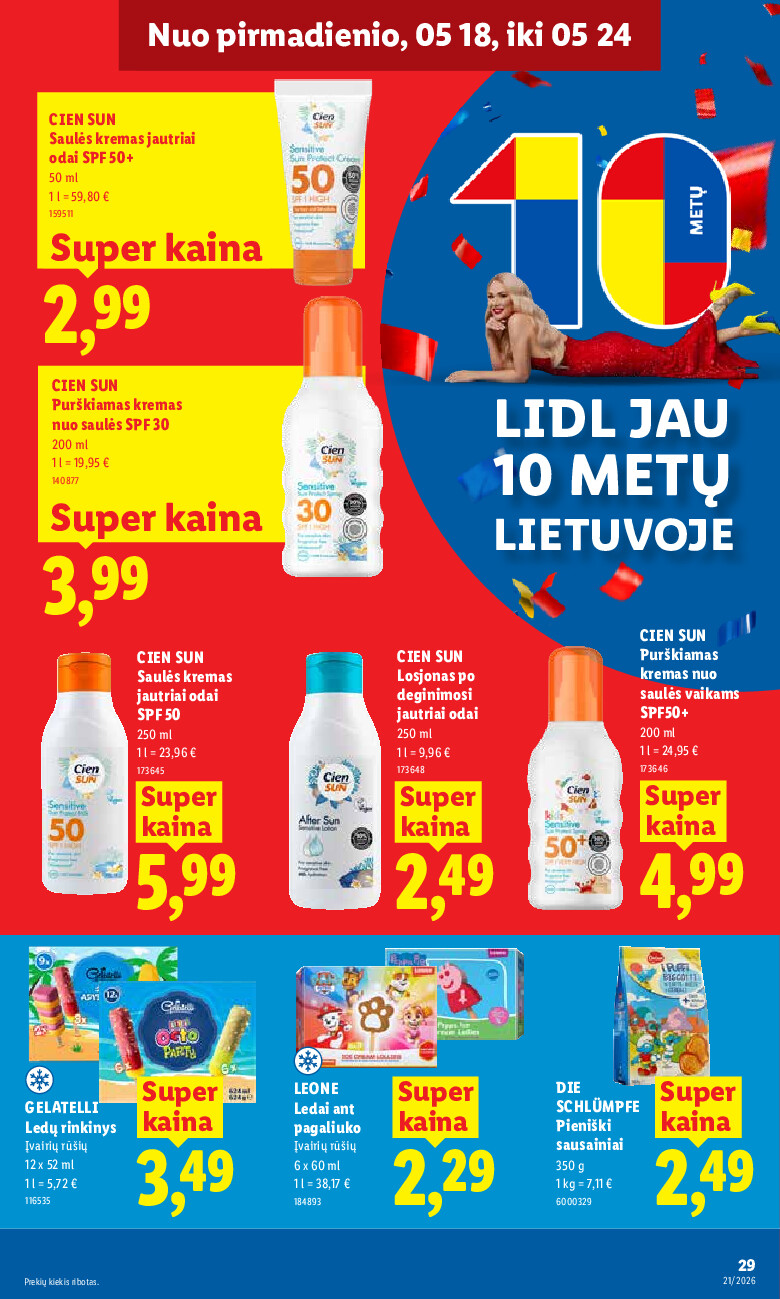 lidl - MAISTO PREKIŲ PASIŪLYMAI (2026-05-18 - 2026-05-24) - page: 25