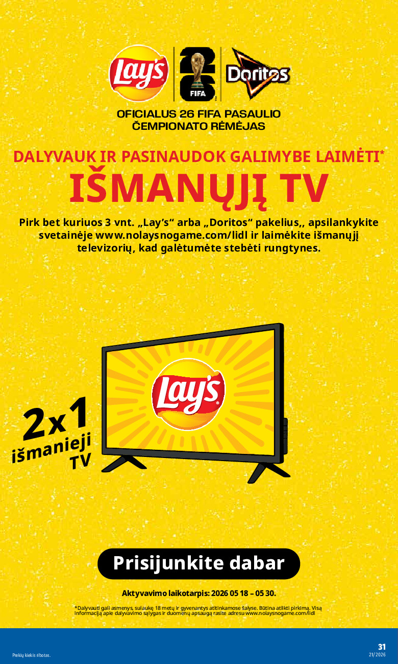 lidl - MAISTO PREKIŲ PASIŪLYMAI (2026-05-18 - 2026-05-24) - page: 27