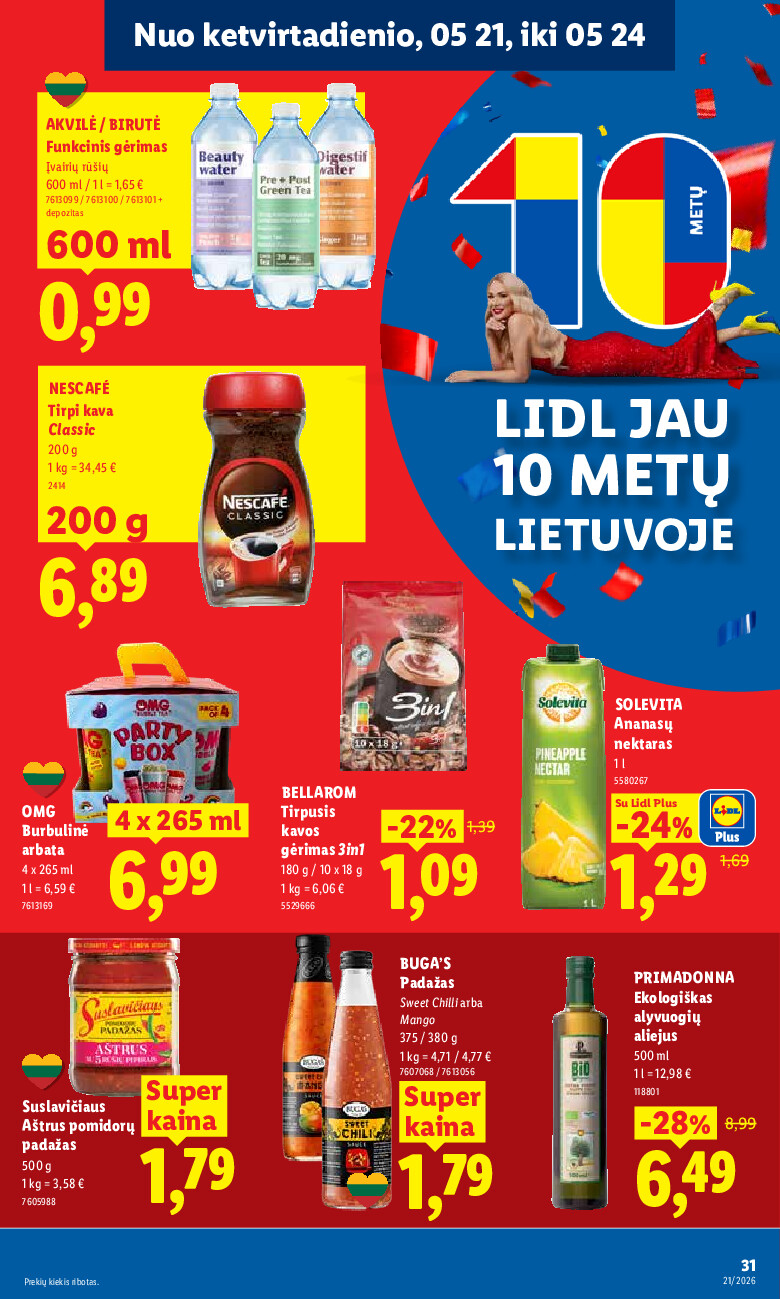 lidl - MAISTO PREKIŲ PASIŪLYMAI (2026-05-18 - 2026-05-24) - page: 33