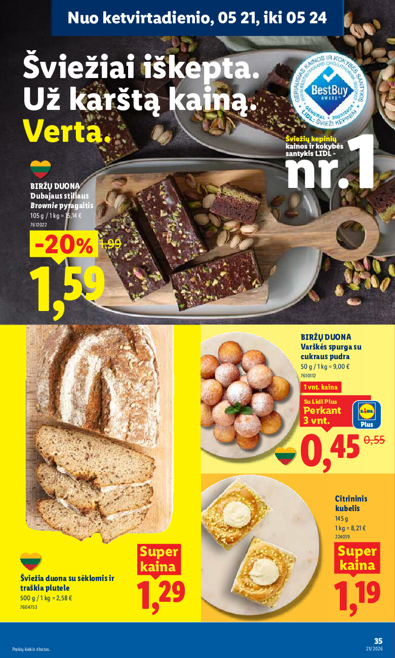 lidl - MAISTO PREKIŲ PASIŪLYMAI (2026-05-18 - 2026-05-24) - page: 37