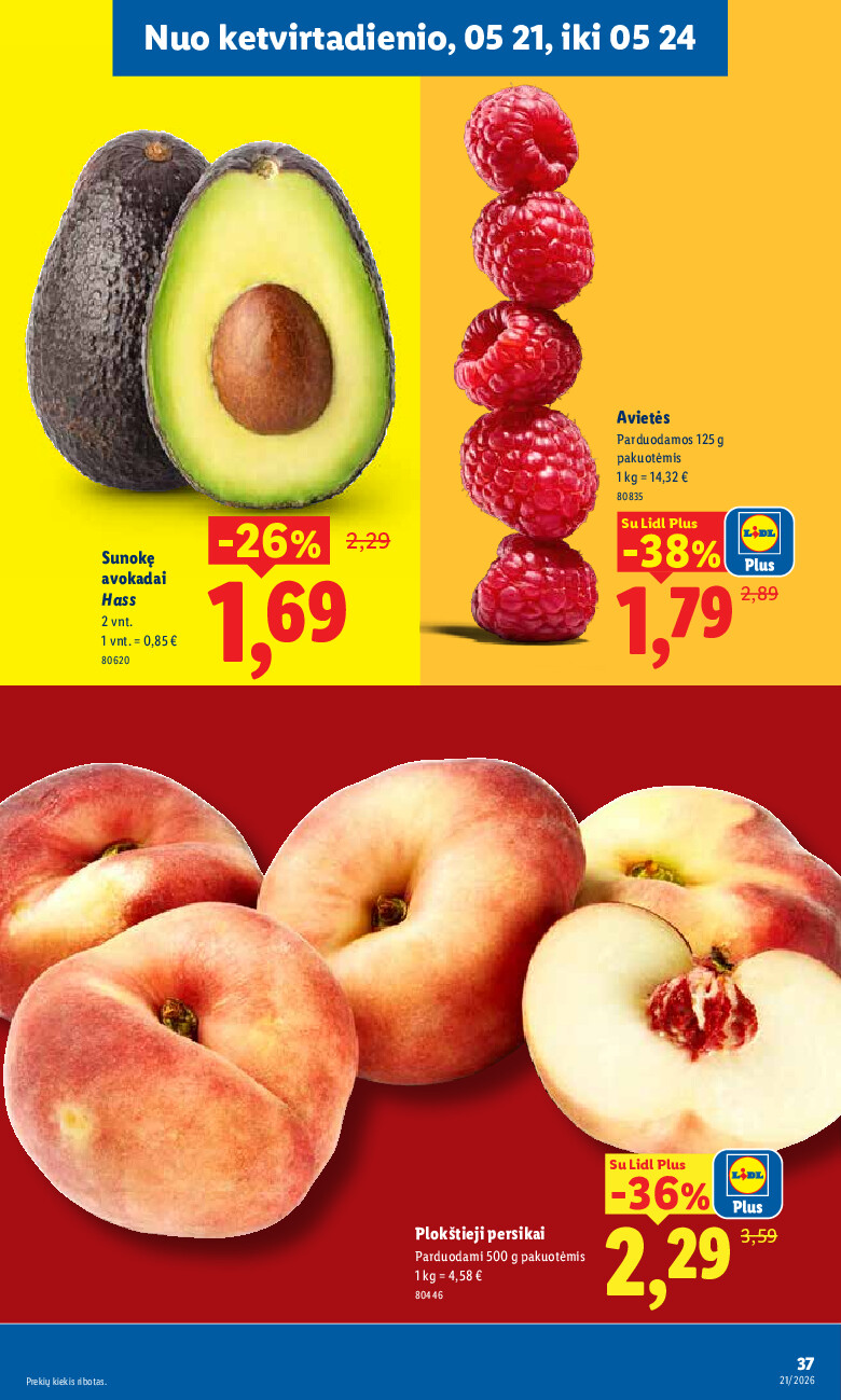 lidl - MAISTO PREKIŲ PASIŪLYMAI (2026-05-18 - 2026-05-24) - page: 39