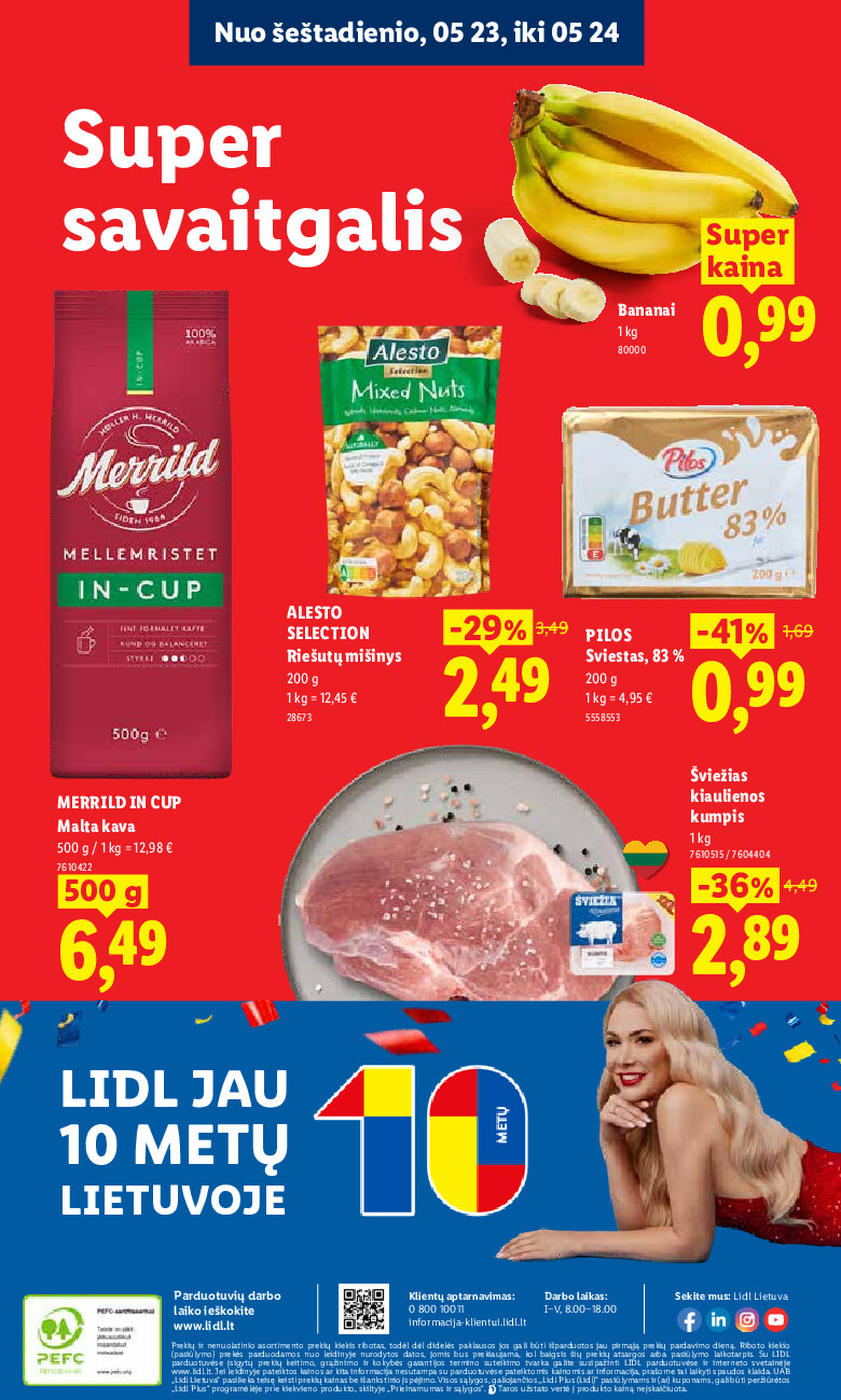 lidl - MAISTO PREKIŲ PASIŪLYMAI (2026-05-18 - 2026-05-24) - page: 42
