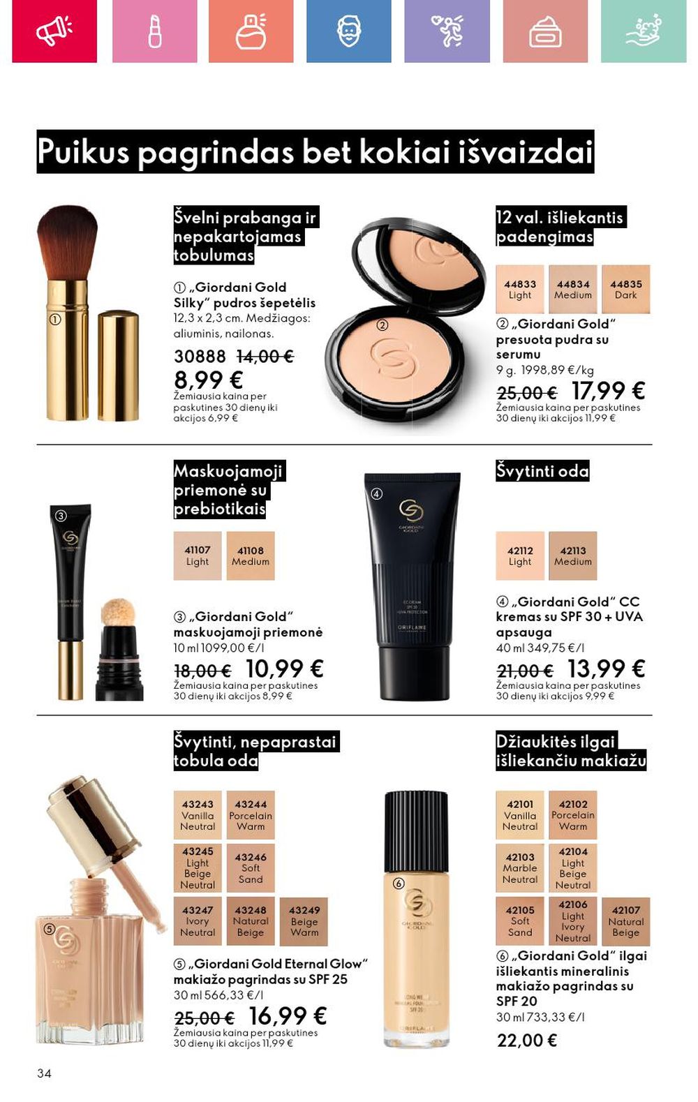 oriflame - ORIFLAME - Katalogas (2025 05 11 - 2025 05 31) - page: 34