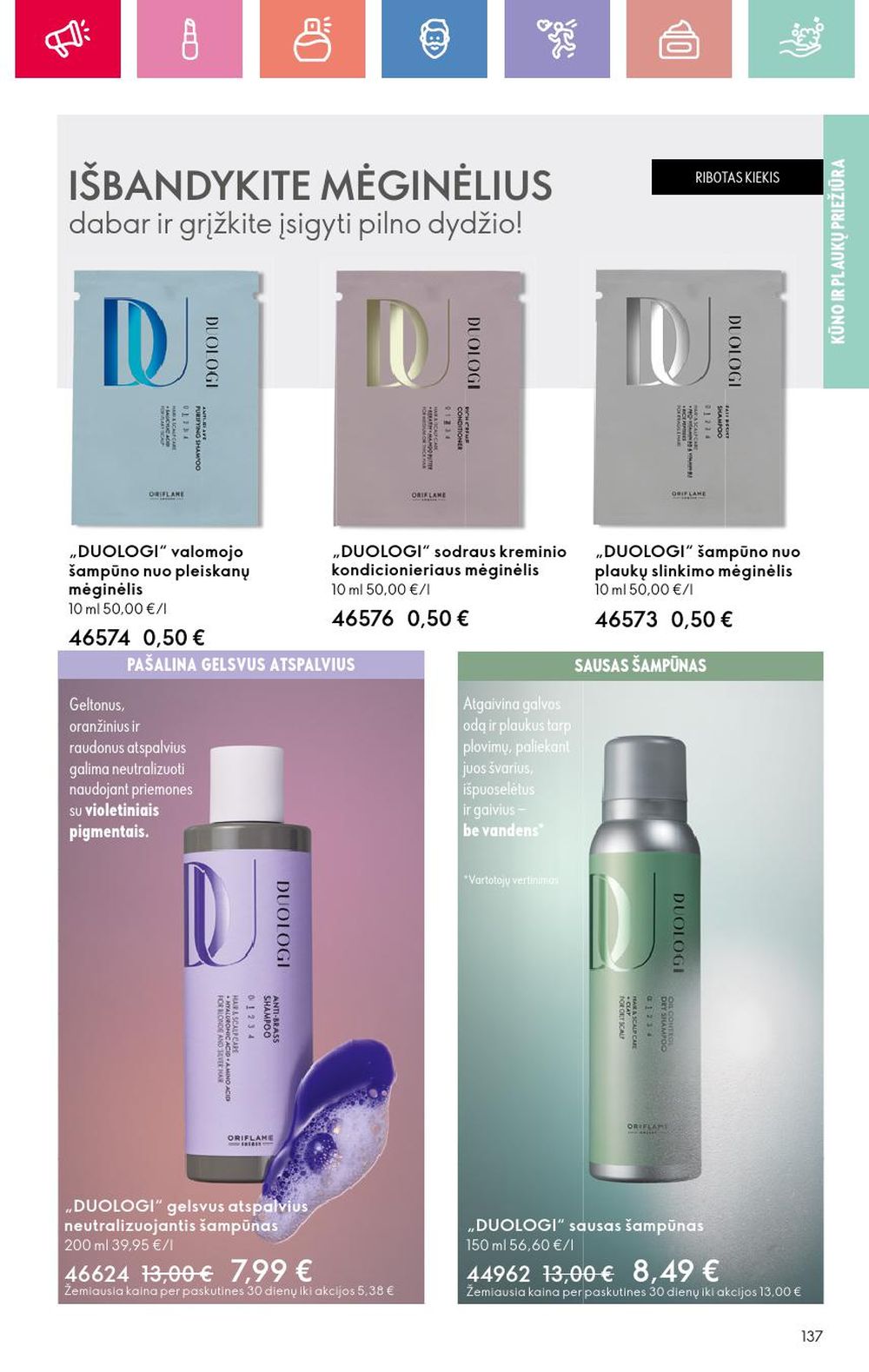 oriflame - ORIFLAME - Katalogas (2025 05 11 - 2025 05 31) - page: 137