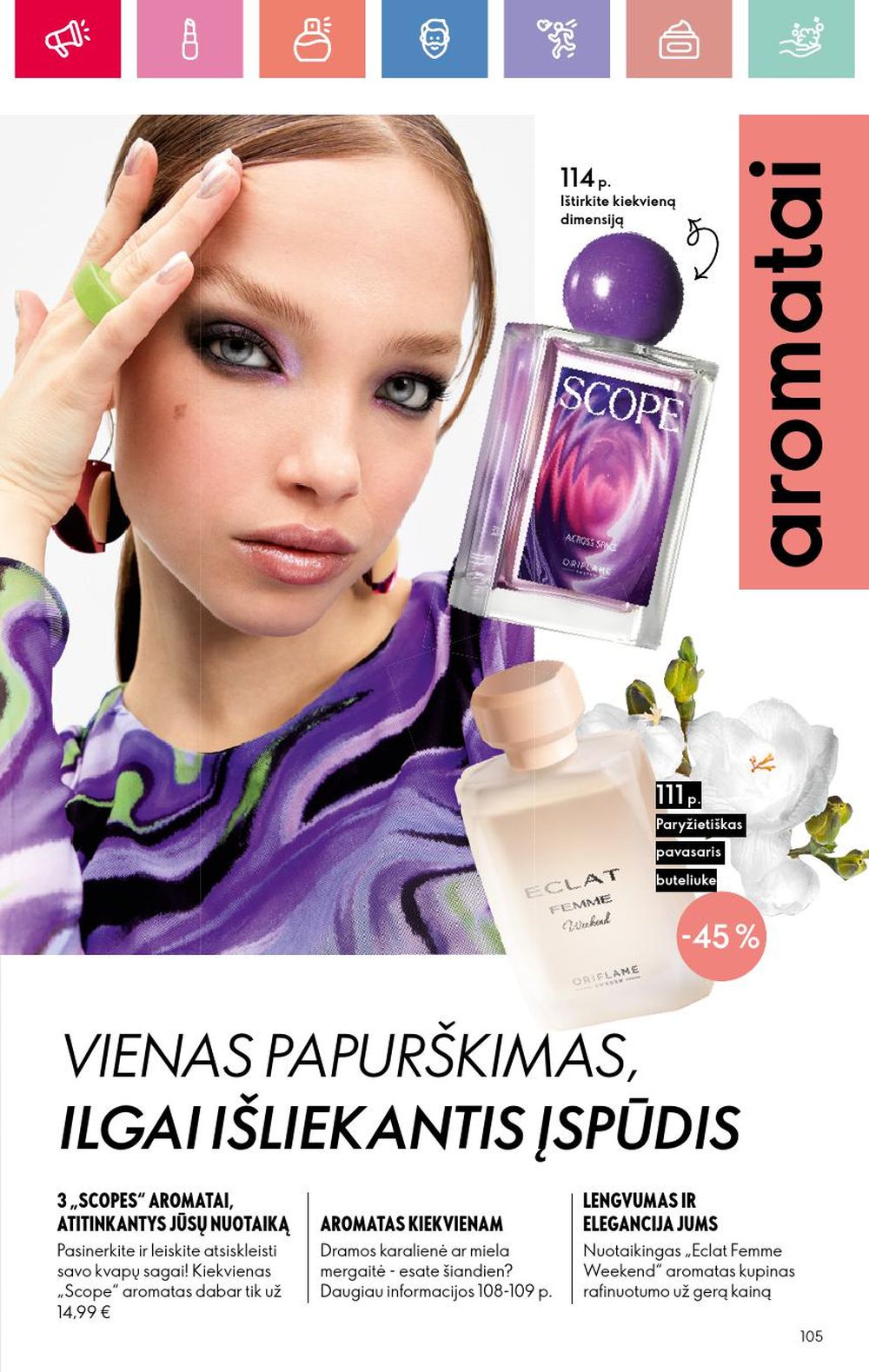 oriflame - ORIFLAME - Katalogas (2025 05 11 - 2025 05 31) - page: 105
