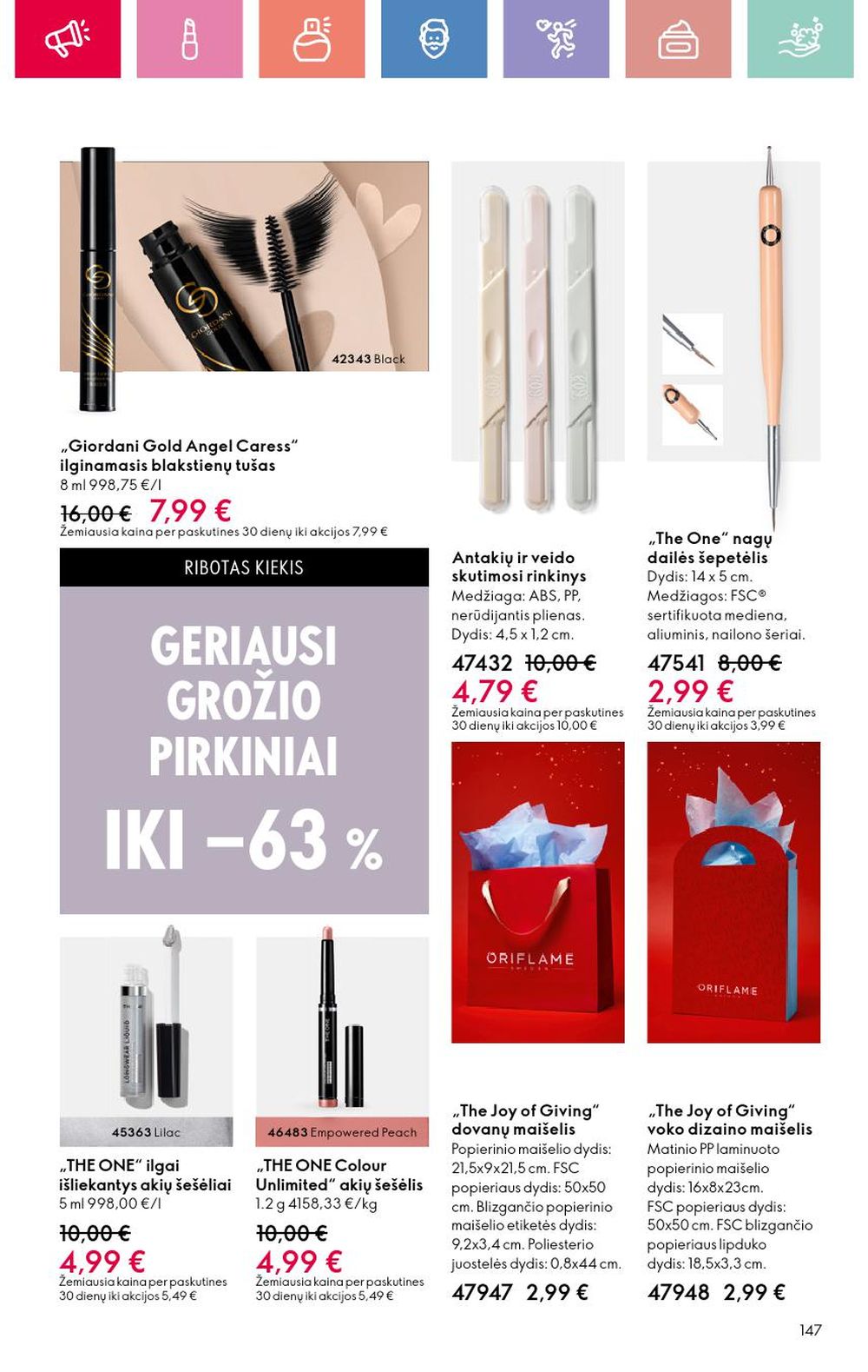 oriflame - ORIFLAME - Katalogas (2025 05 11 - 2025 05 31) - page: 147