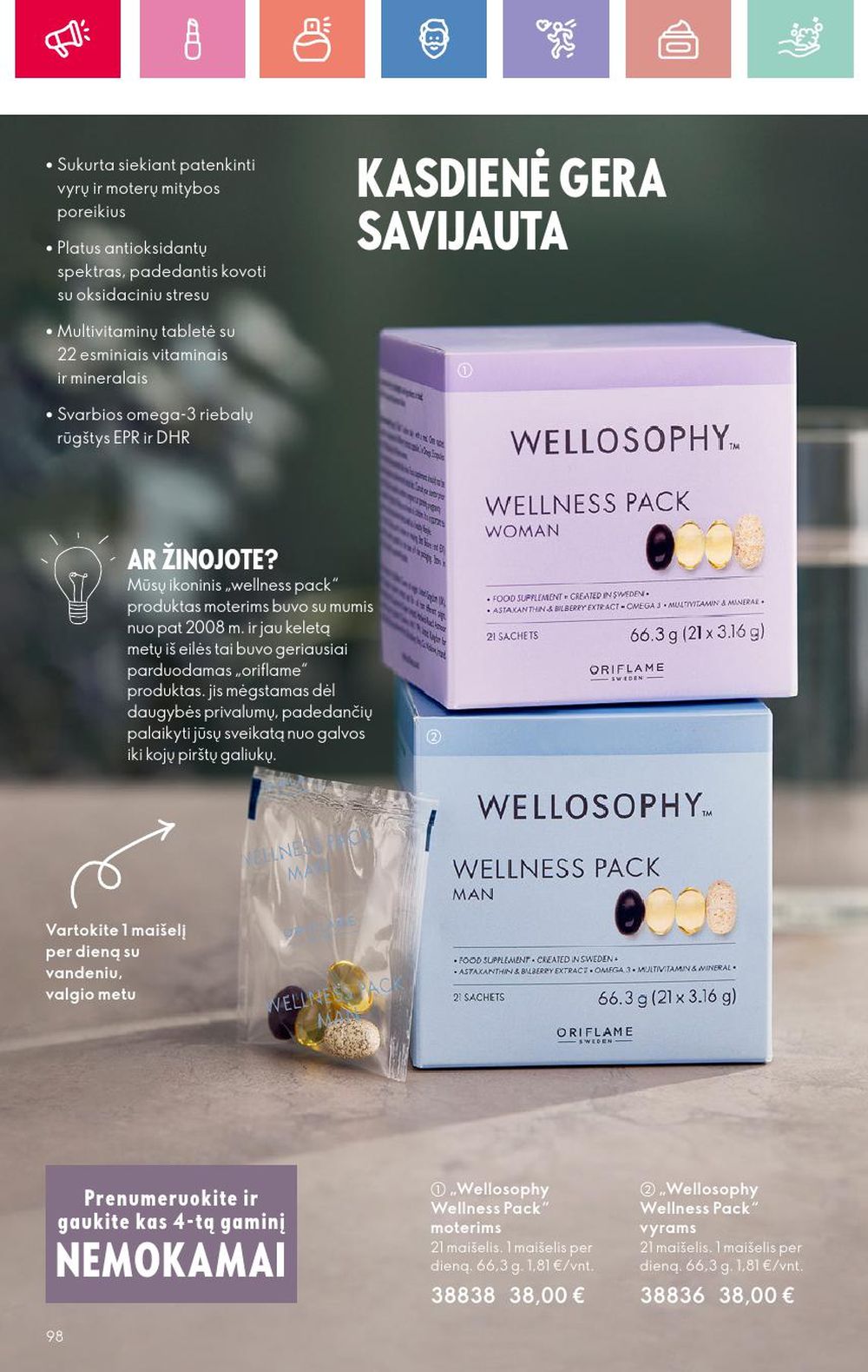 oriflame - ORIFLAME - Katalogas (2025 05 11 - 2025 05 31) - page: 98