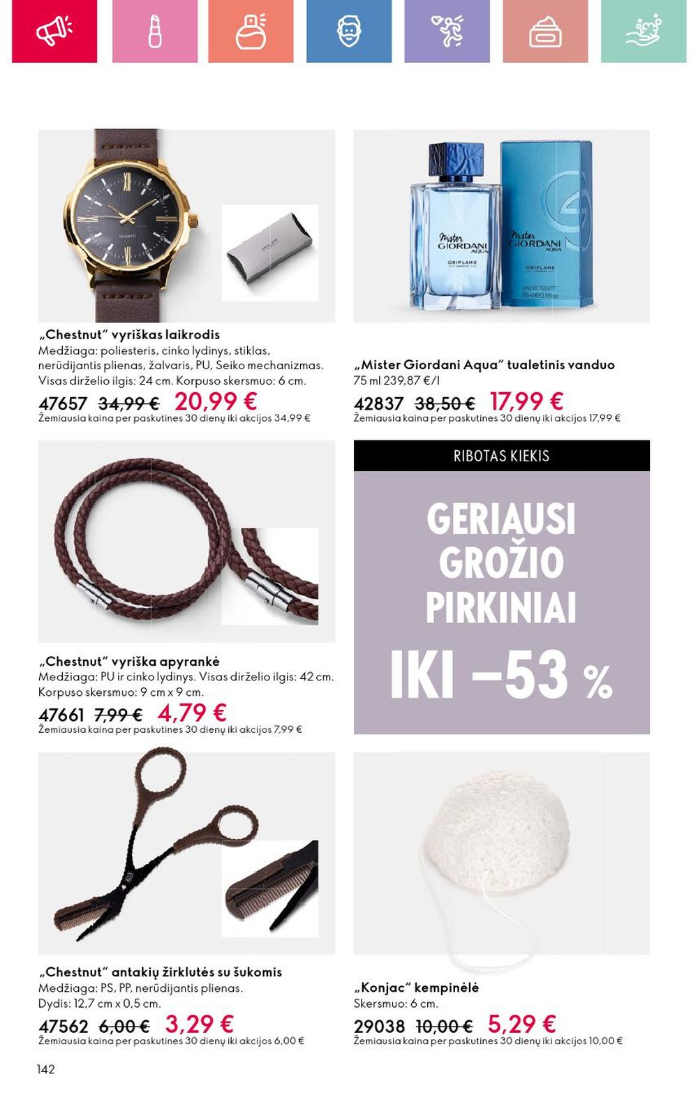 oriflame - ORIFLAME - Katalogas (2025 05 11 - 2025 05 31) - page: 142