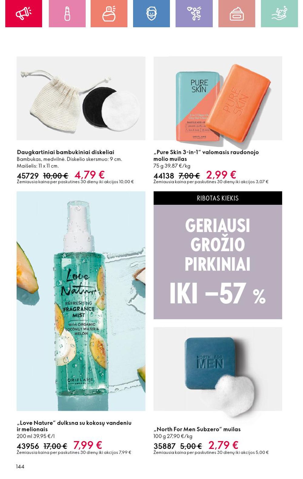 oriflame - ORIFLAME - Katalogas (2025 05 11 - 2025 05 31) - page: 144