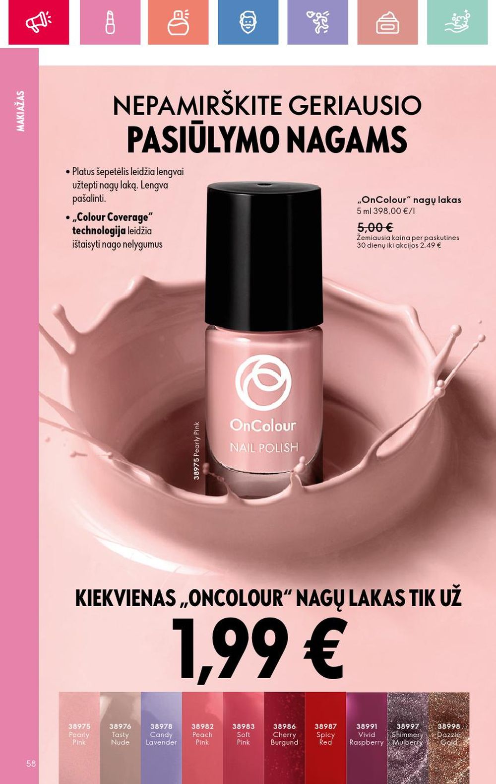 oriflame - ORIFLAME - Katalogas (2025 05 11 - 2025 05 31) - page: 58