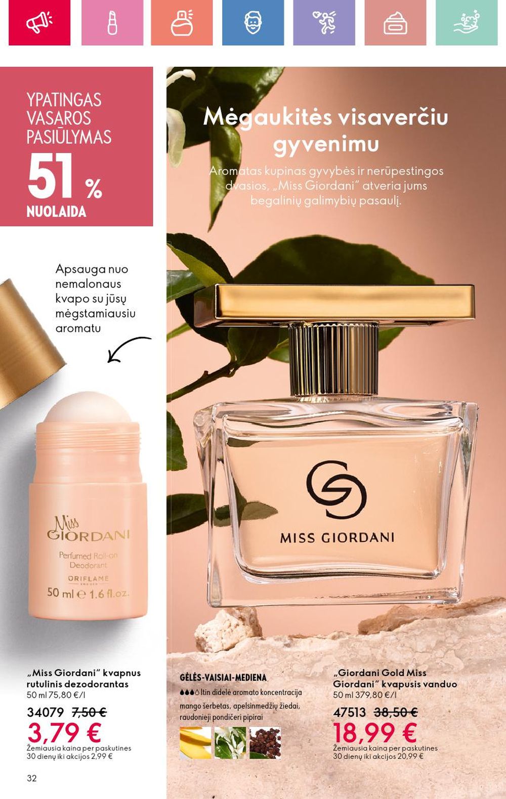 oriflame - ORIFLAME - Katalogas (2025 06 22 - 2025 07 12) - page: 32 oriflame - ORIFLAME - Katalogas (2025 06 22 - 2025 07 12) - page: 32