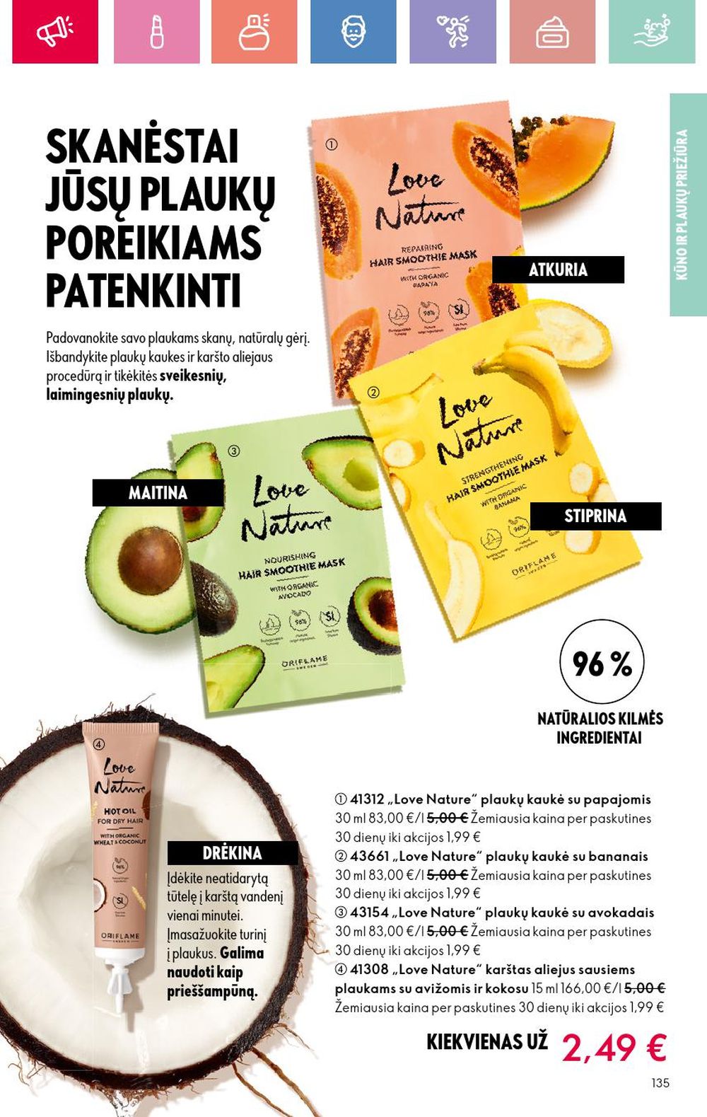 oriflame - ORIFLAME - Katalogas (2025 07 13 - 2025 08 02) - page: 135