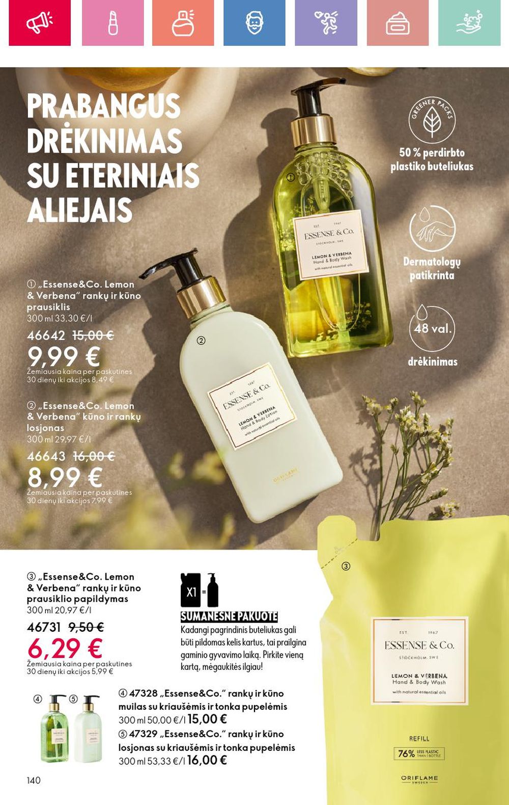 oriflame - ORIFLAME - Katalogas (2025 07 13 - 2025 08 02) - page: 140